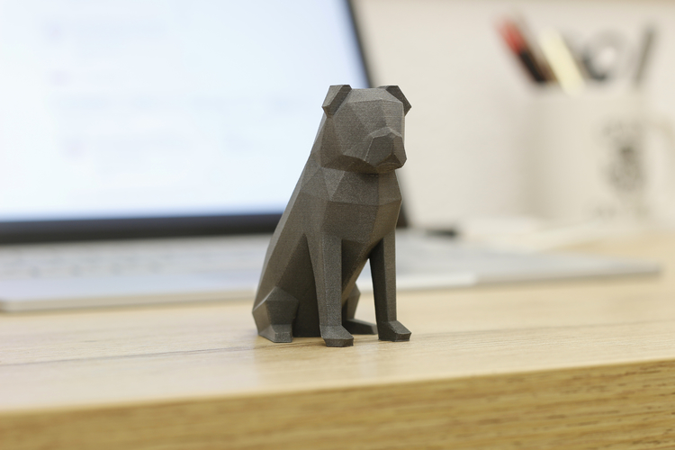 Low-poly Pug