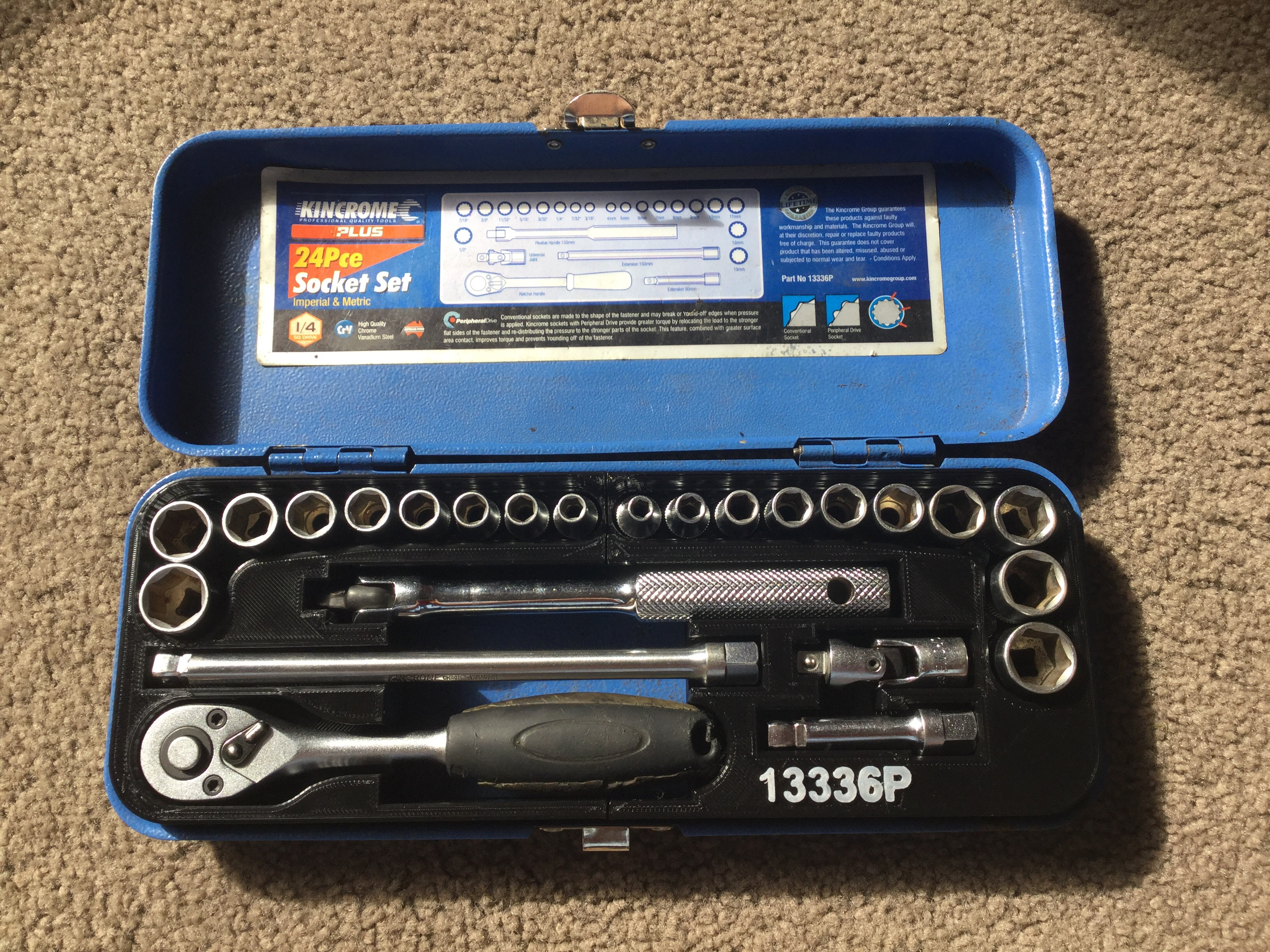 Kincrome socket tray (13336P)