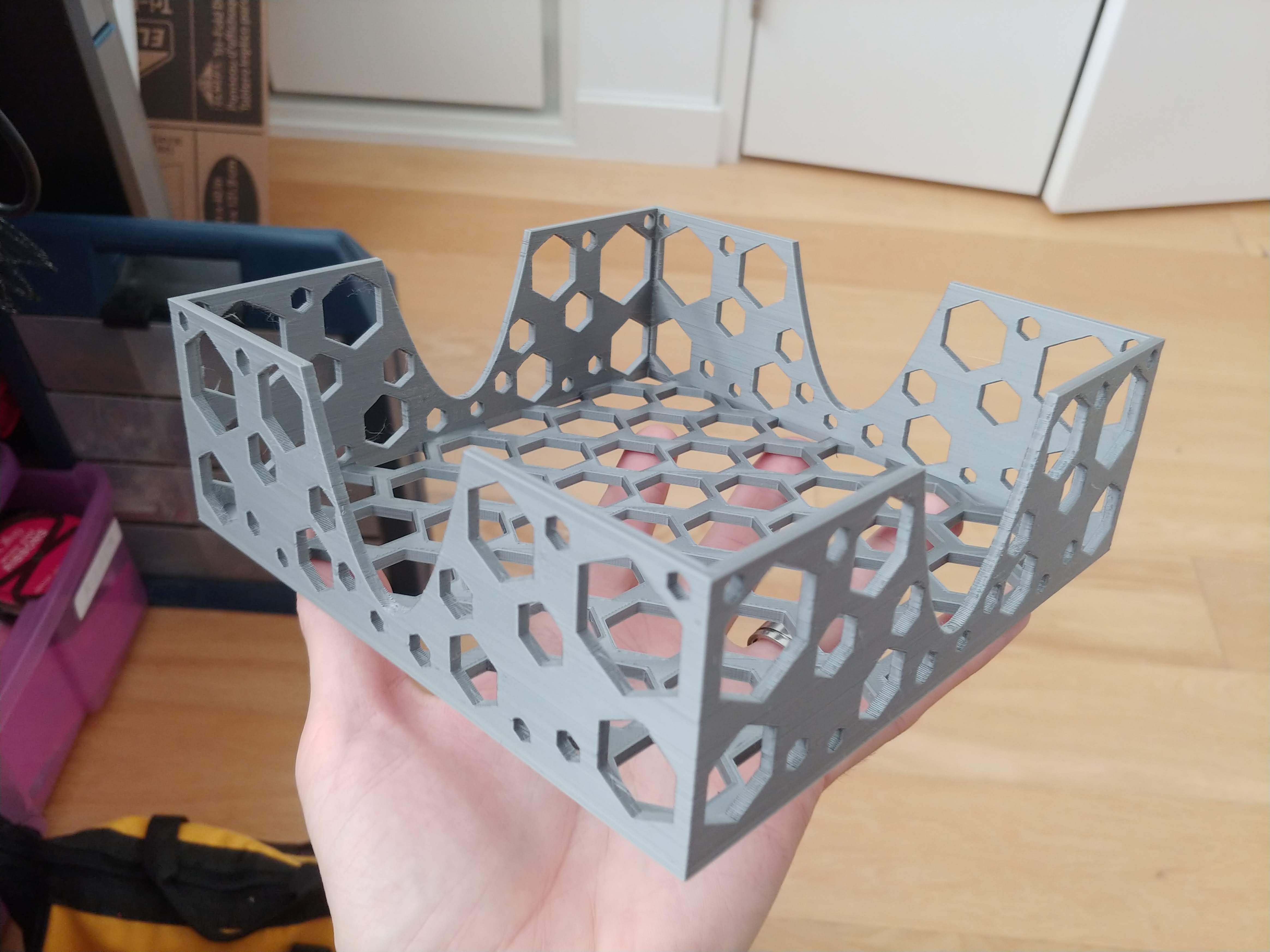 Flat Napkin Holder - Hexagonal Style