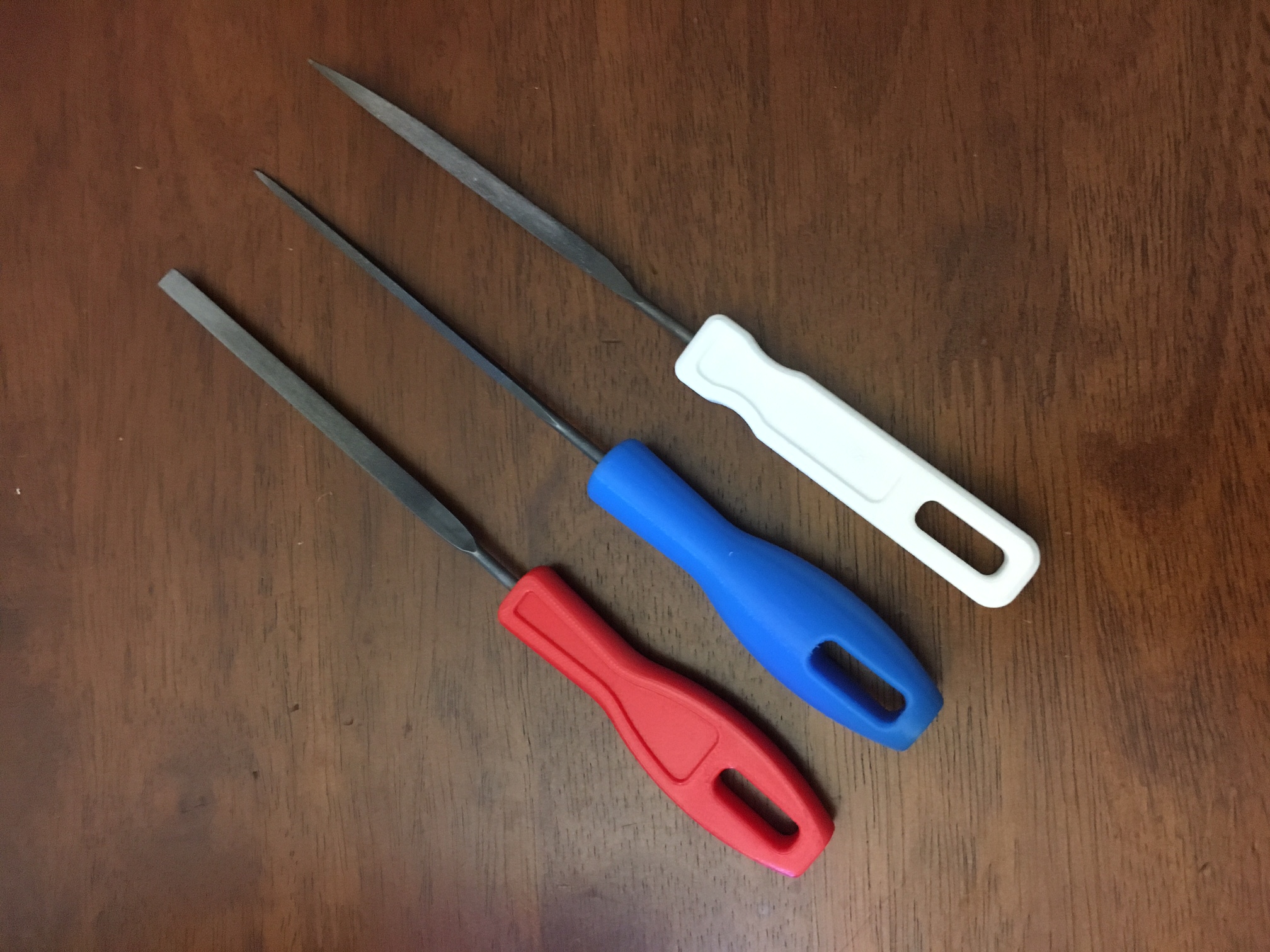 Jewelers file handles