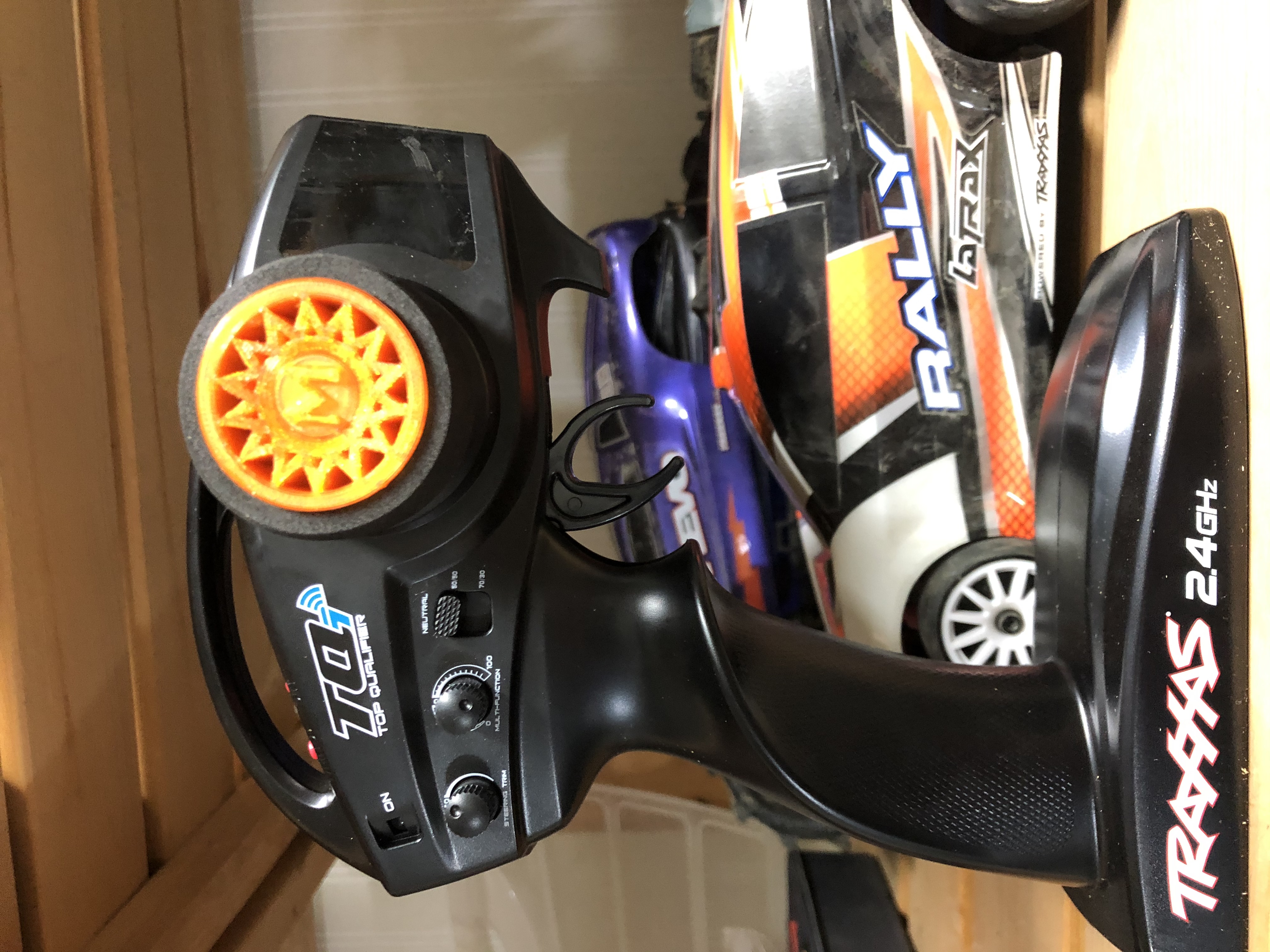 Traxxas TQi Custom Steering Wheel - Karma Sun