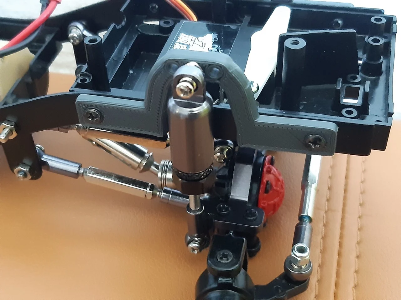 WPL C24 alternative shock mount tower (no drilling frame)