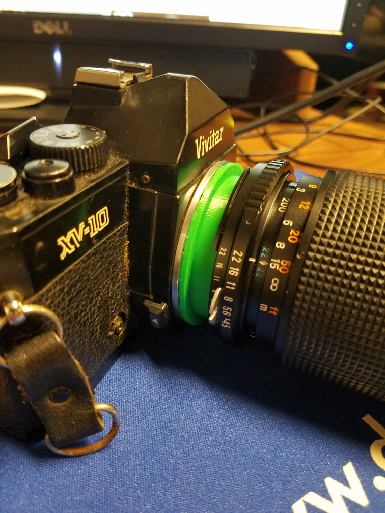 Contax CY to Pentax K Lens Adapter
