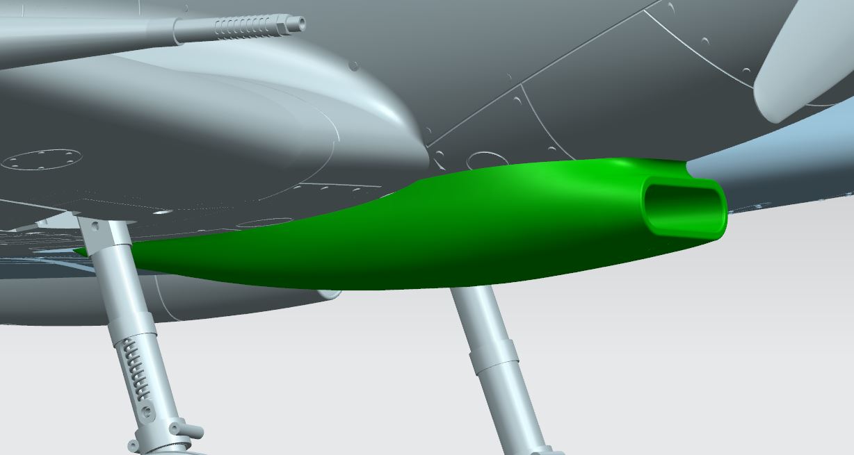 Mk9 parts for the Avios Mk5 1450mm spitfire