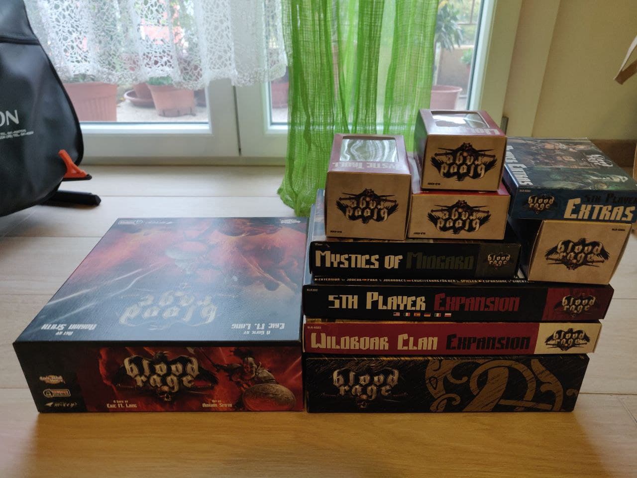 Blood Rage + KS1 + KS digital + All Expansions (Remix)