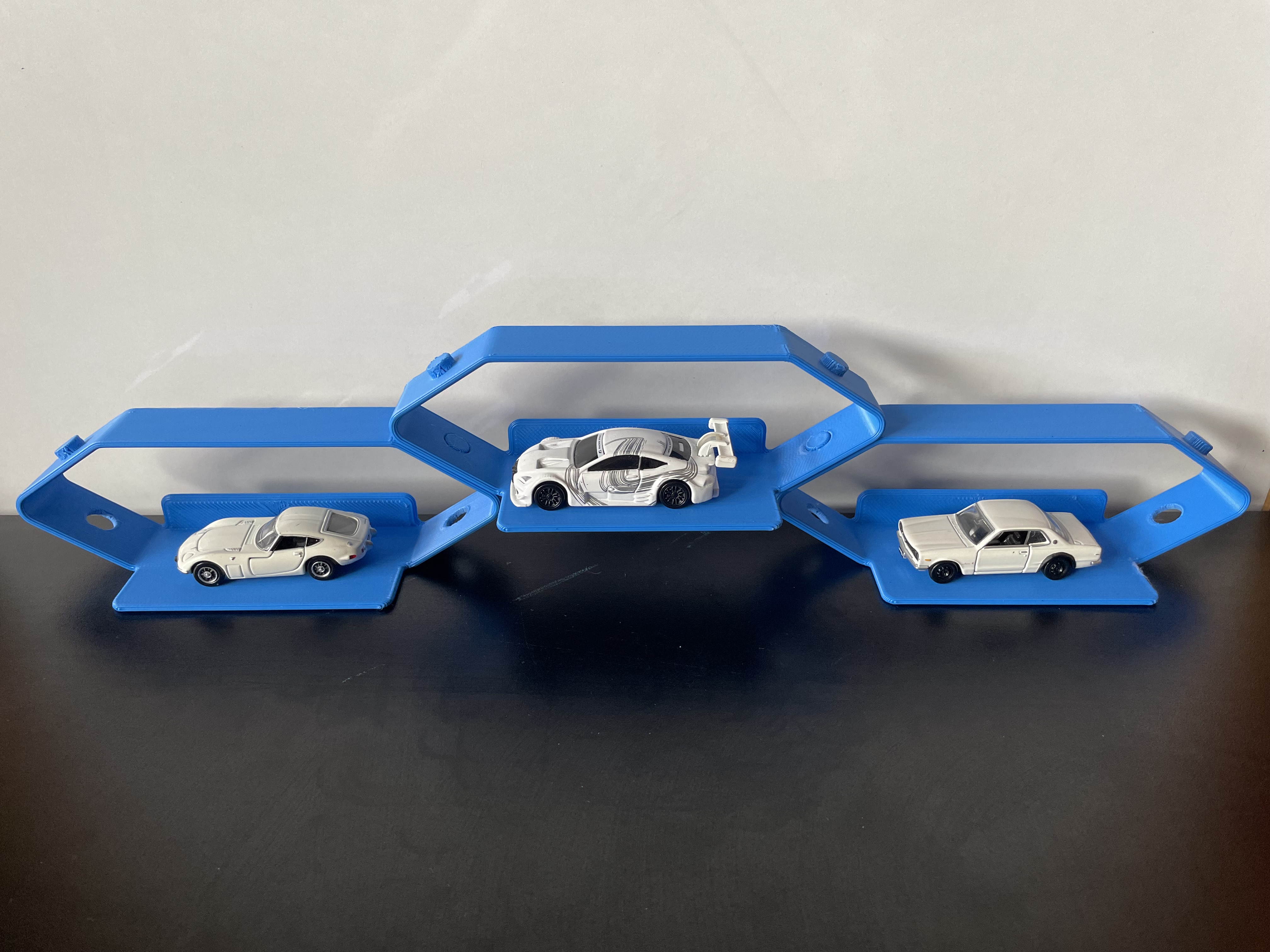 Toy car display shell