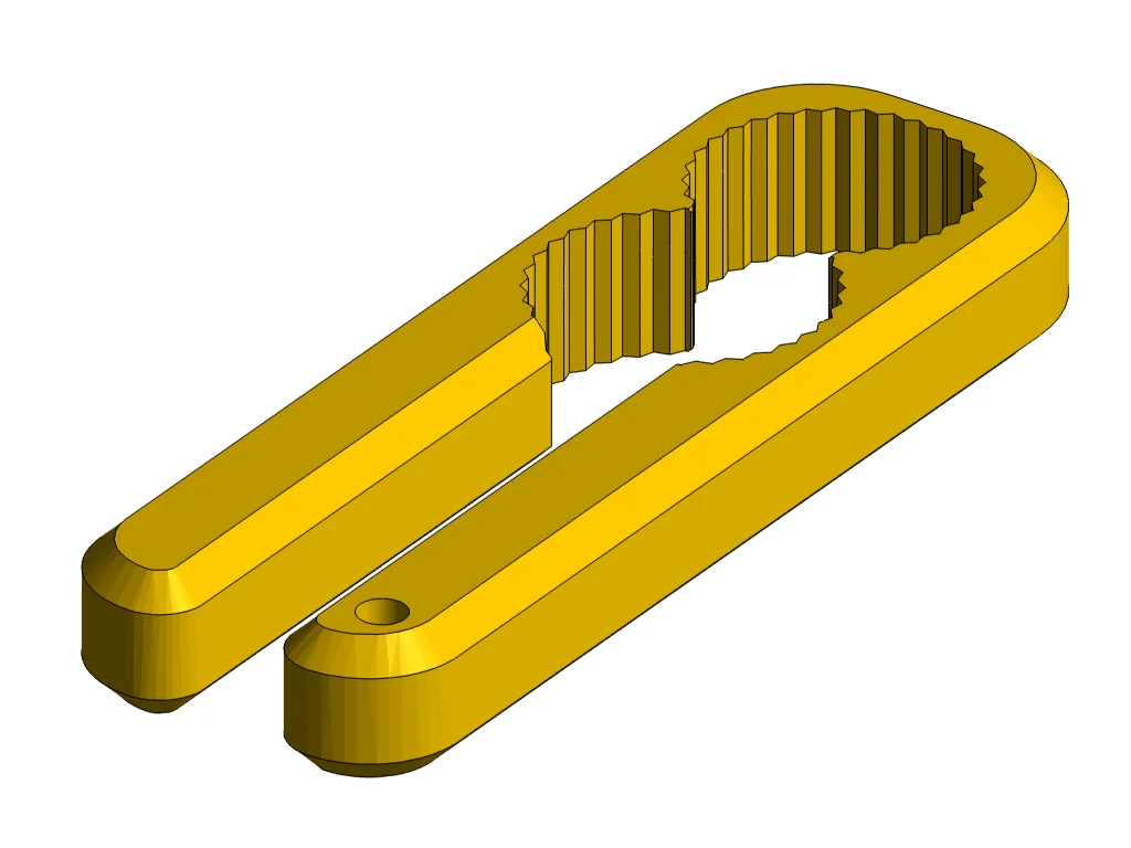 Screw cap bottle opener
