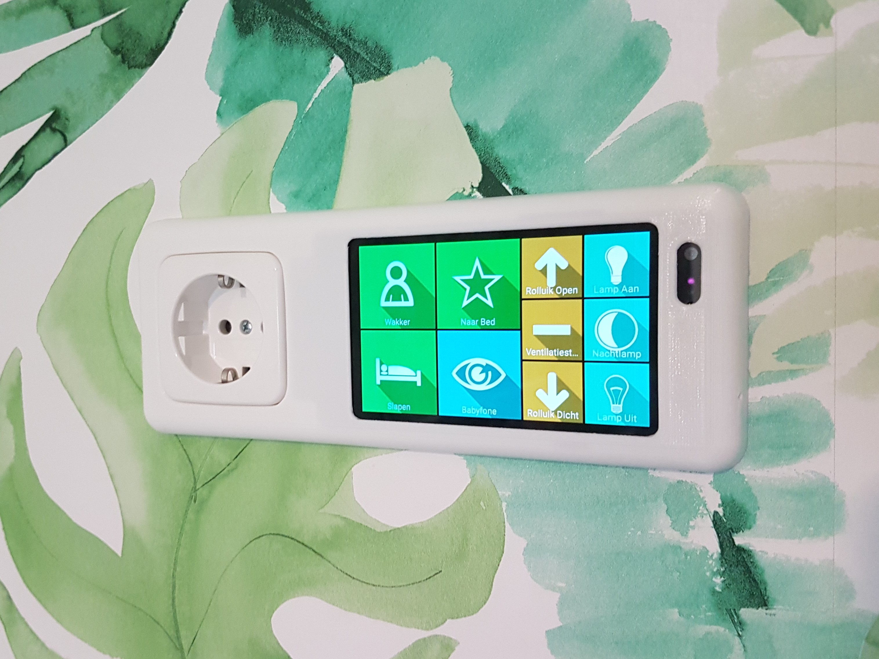 Home automation Galaxy S2 wall panel