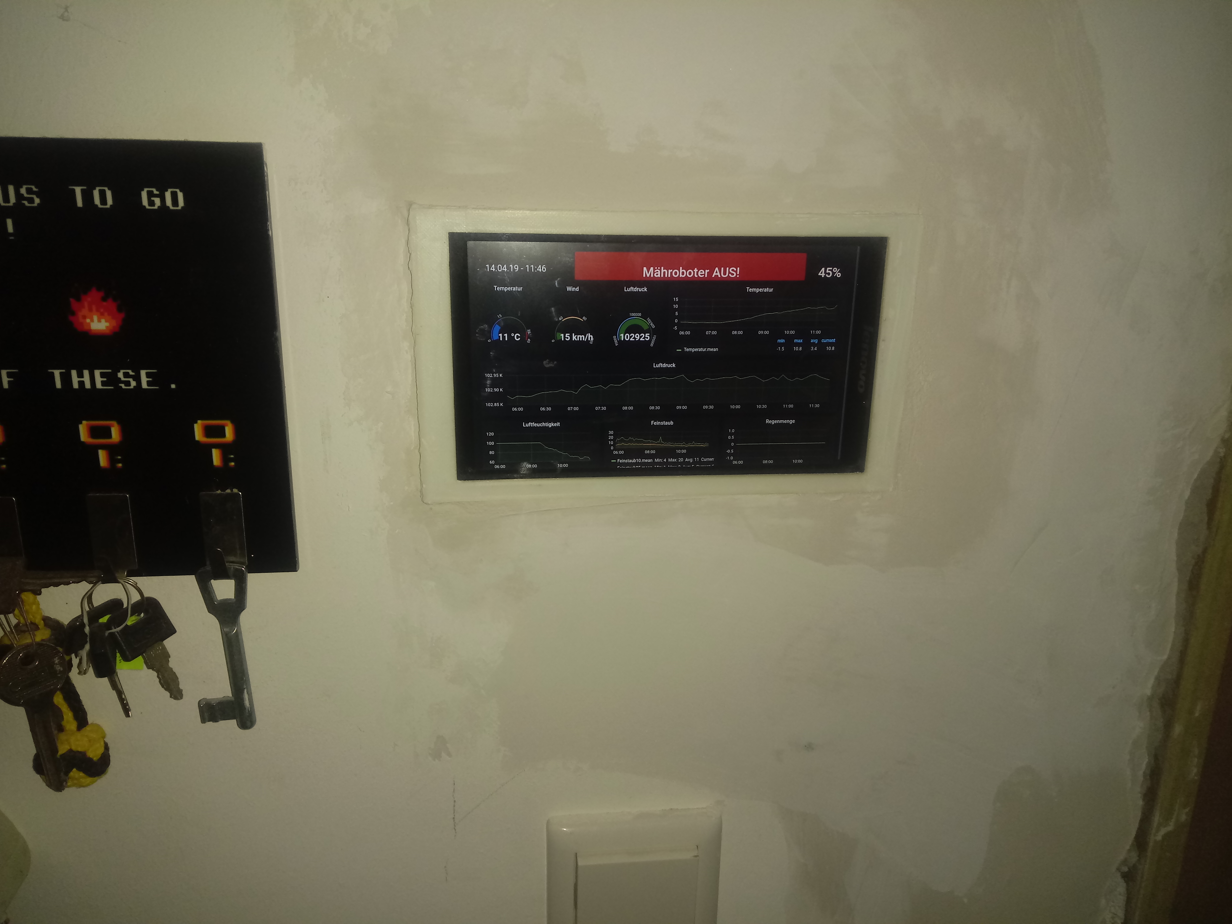 7" Android Wallpanel (Flush-mounted)