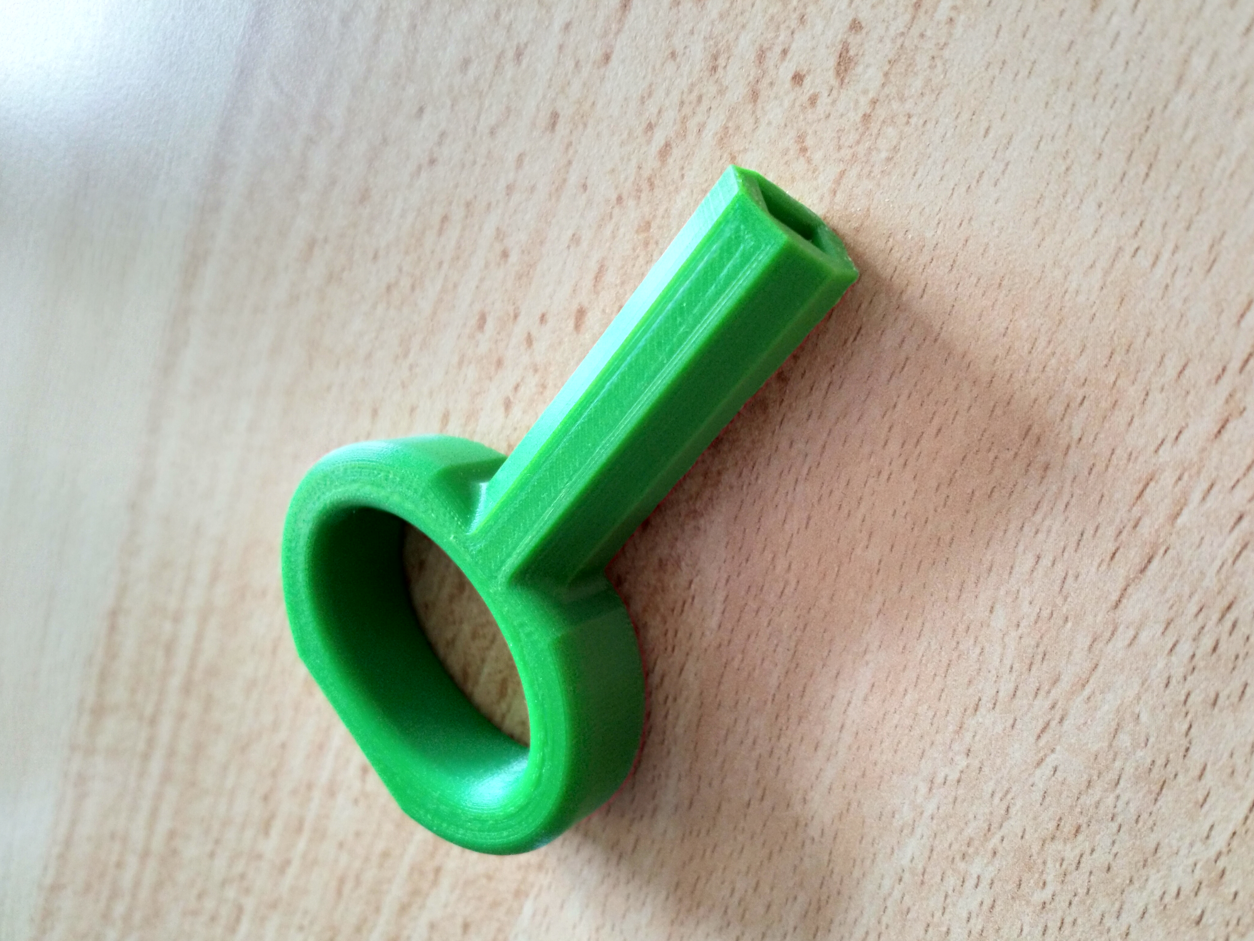 Key for quarter-turn locks, Drehriegel - Schluessel, SW-7 mm, für Vorreiber