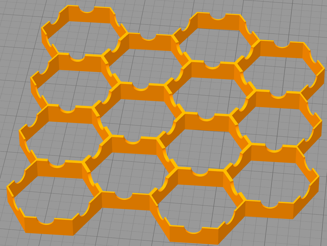 Lawn grid for robotic mower grip improvement
