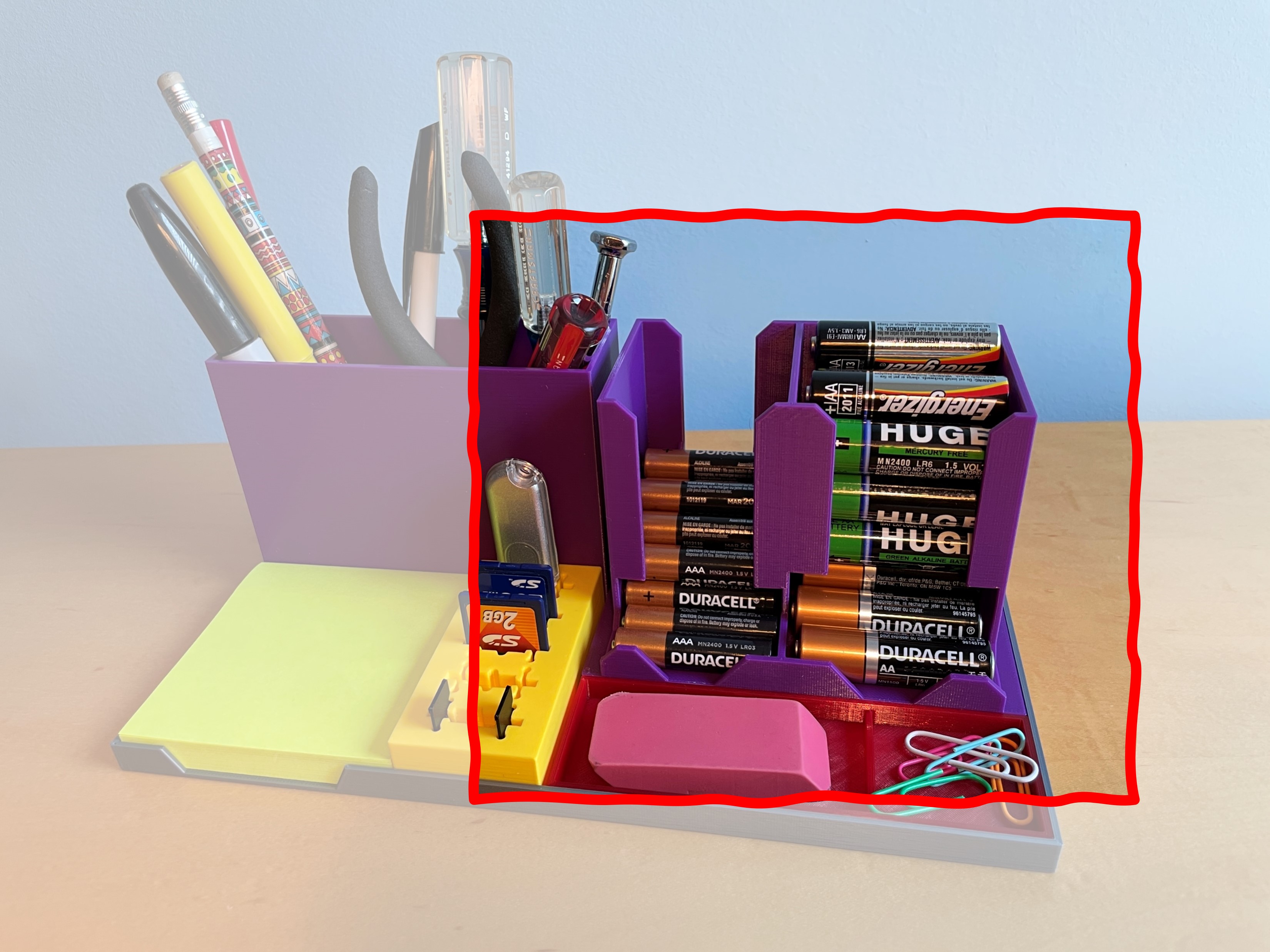Daves Modular Organizer-Battery Dispensers (Remix)
