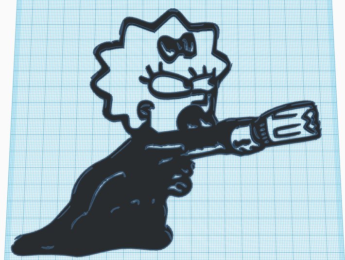 Maggie Simpson wall art 1.0