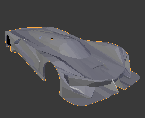 Low-Poly SRT Tomahawk Vision Gran Turismo Body in 1:28 Scale (Deprecated)