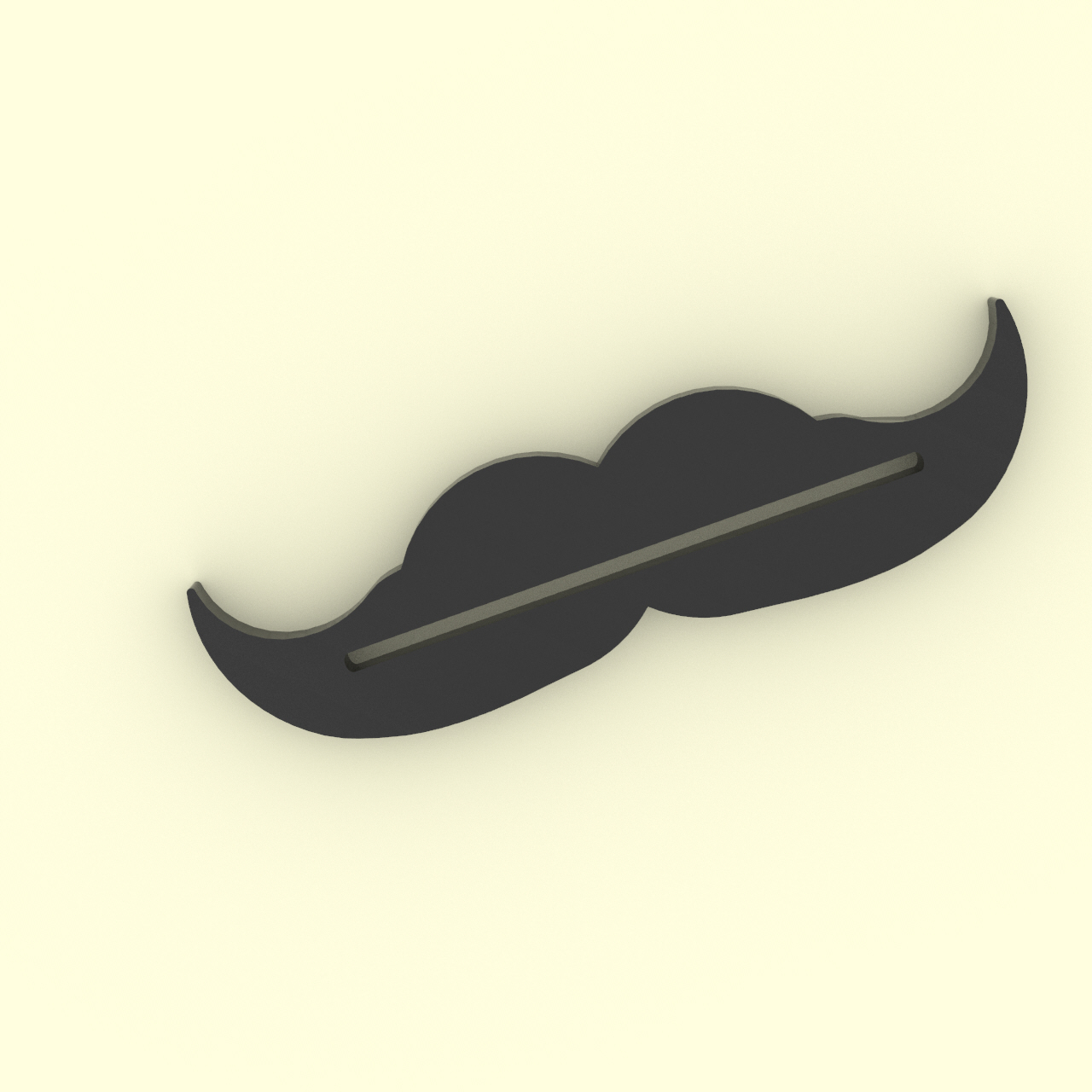 Mustache Toothpaste Dispenser / Presse-distributeur de dentifrice Moustache