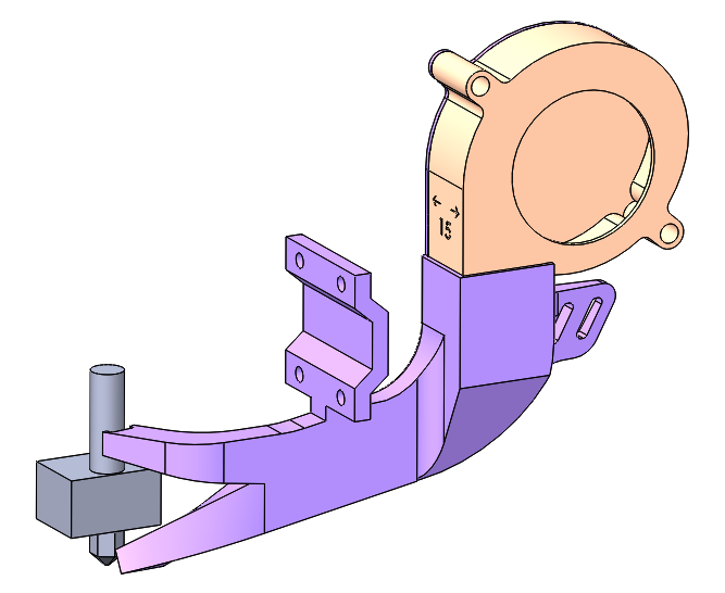 Cooler Turbo Fan To Printer3D