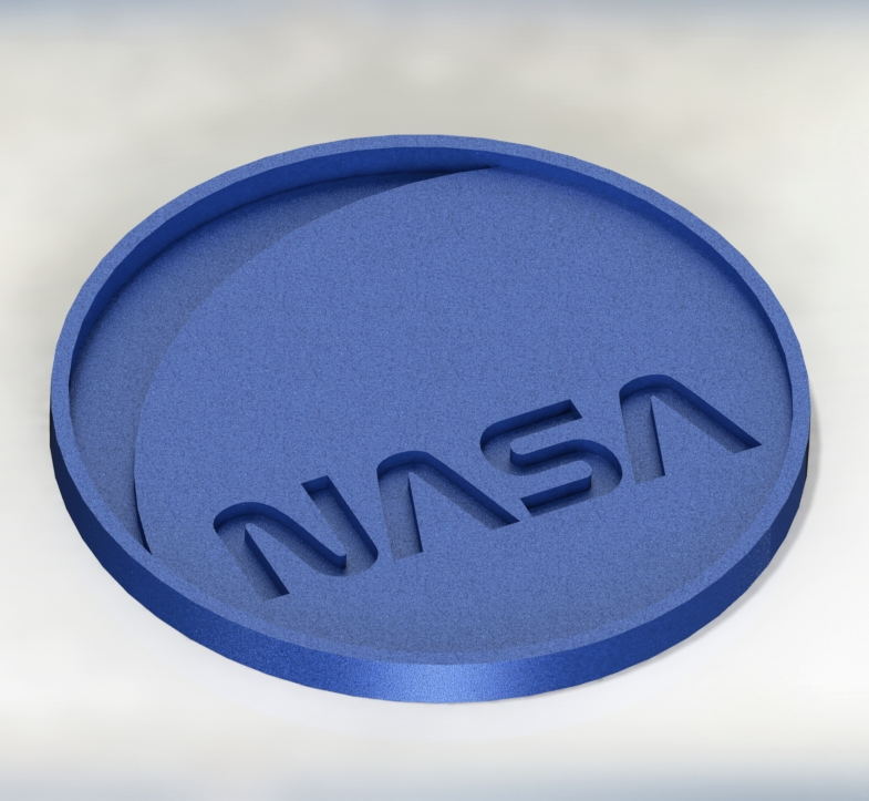 INTERSTELLAR NASA (WORM) LOGO - COASTER