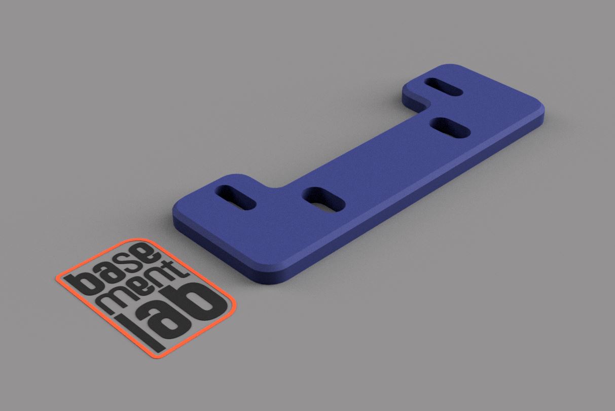 Universal PSU bracket for Alu 2020 Profile Mod.A - Staffa fissaggio alimentatore Pc per profili Alu 2020 Mod.A