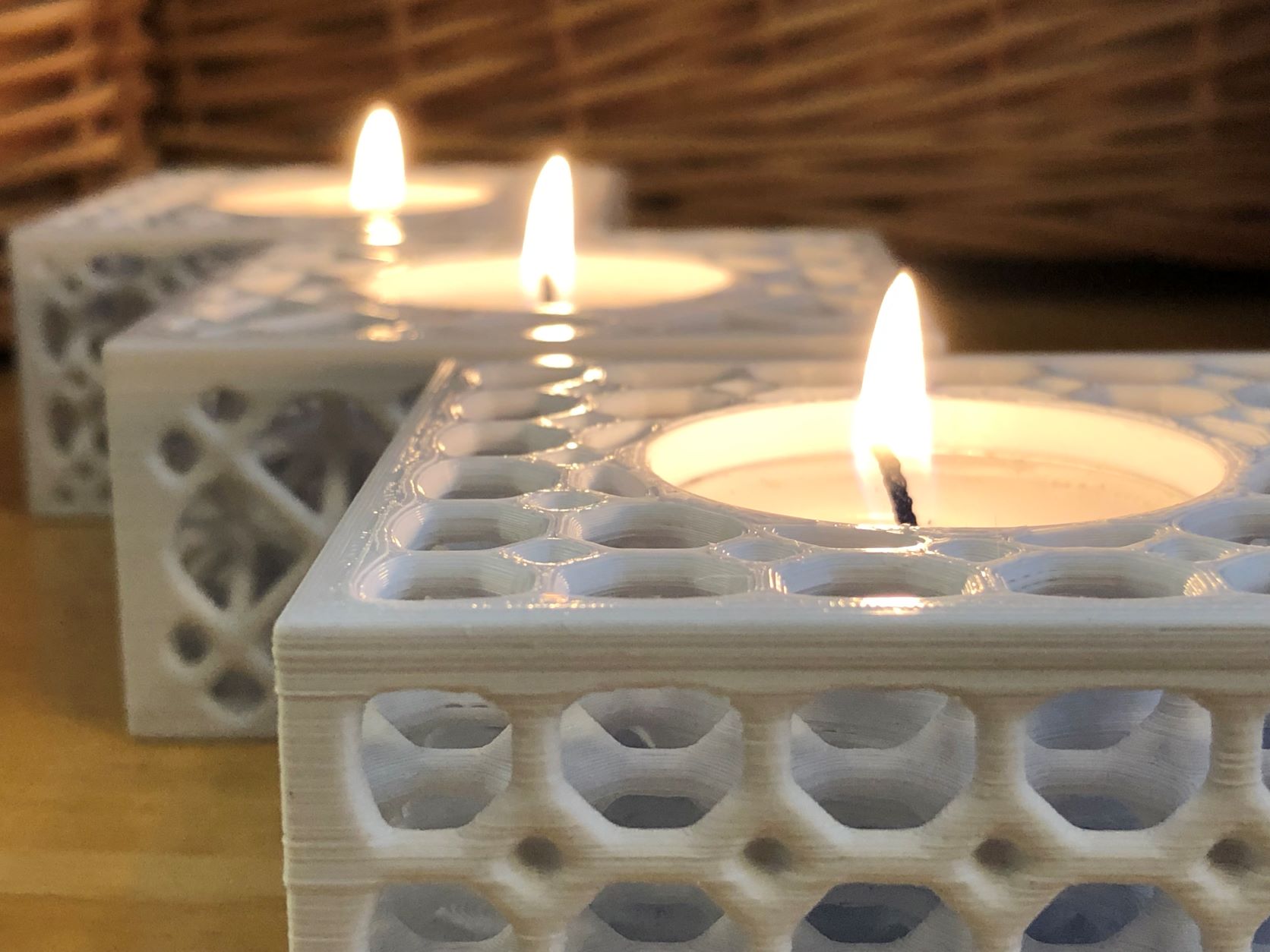Tealight Holders (Lattice)
