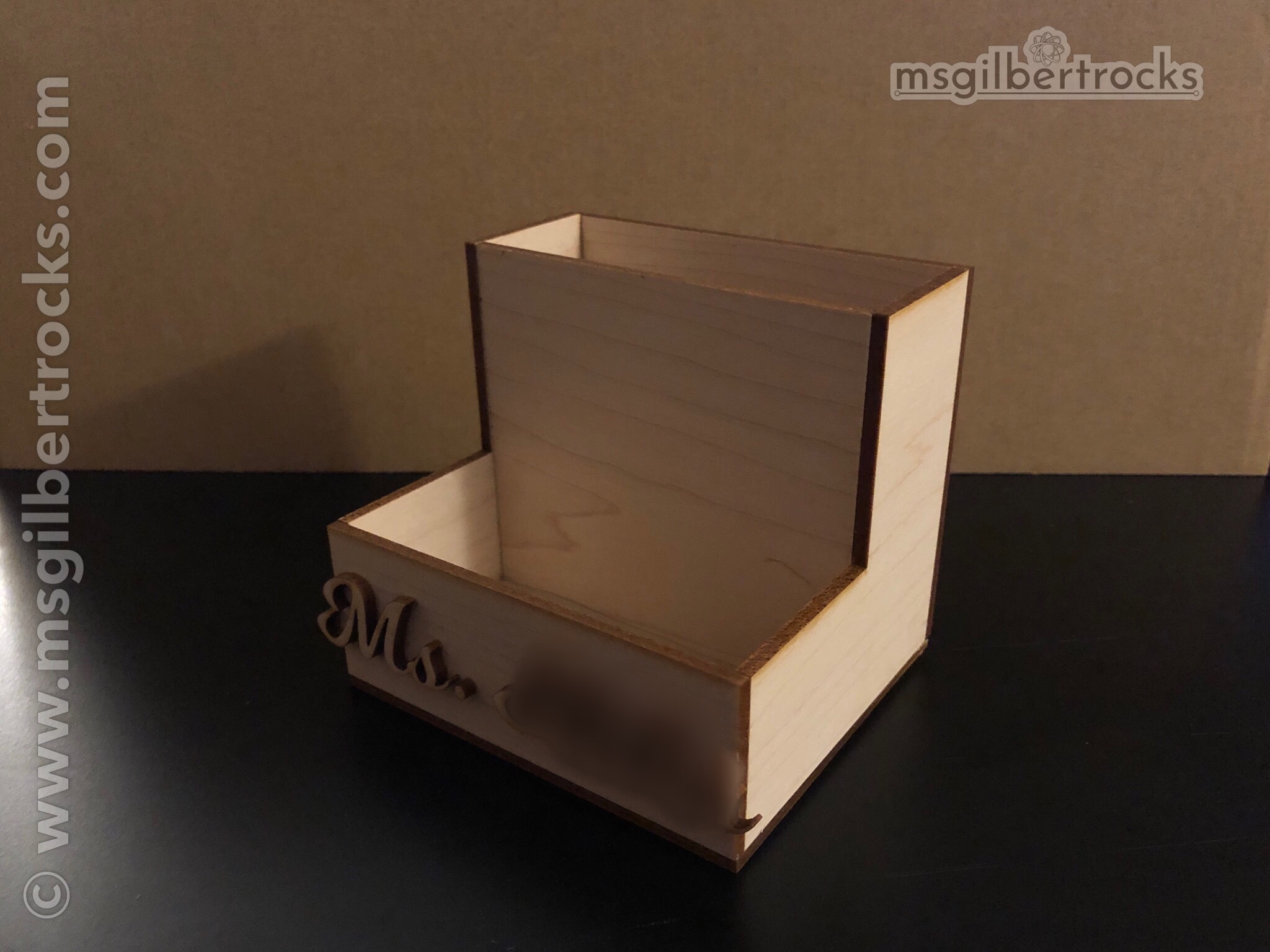 Laser Cut Organizer