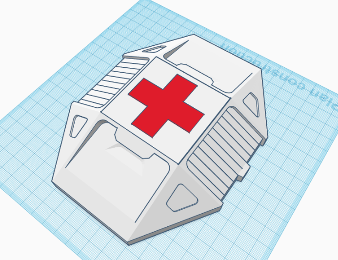 Red cross Halo Medkit top V.1