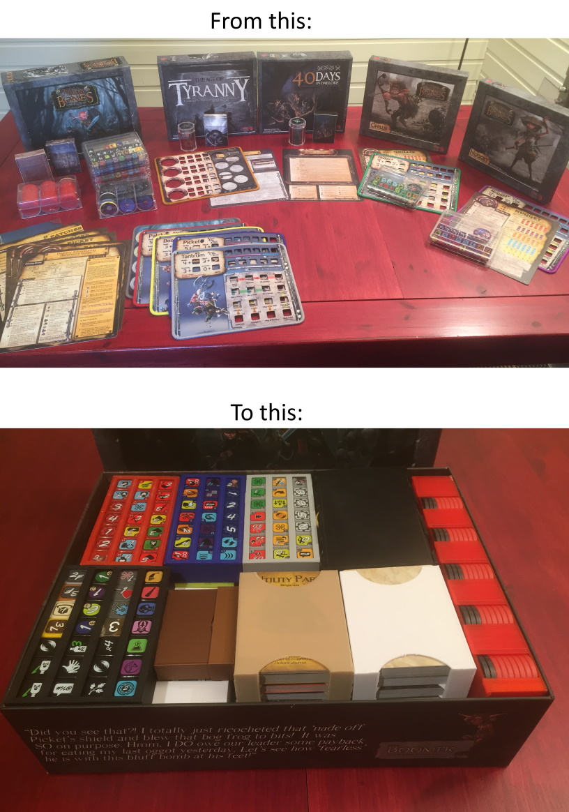 Too many bones (smaller box edition) - ultra condensed storage