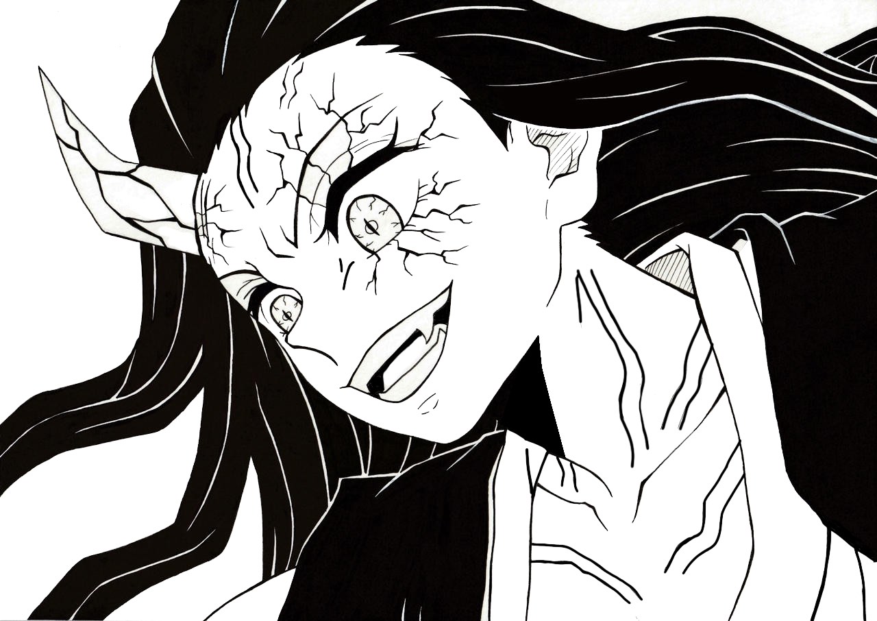 Demon Slayer  - Oni Nezuko - Chibi 2D wall art
