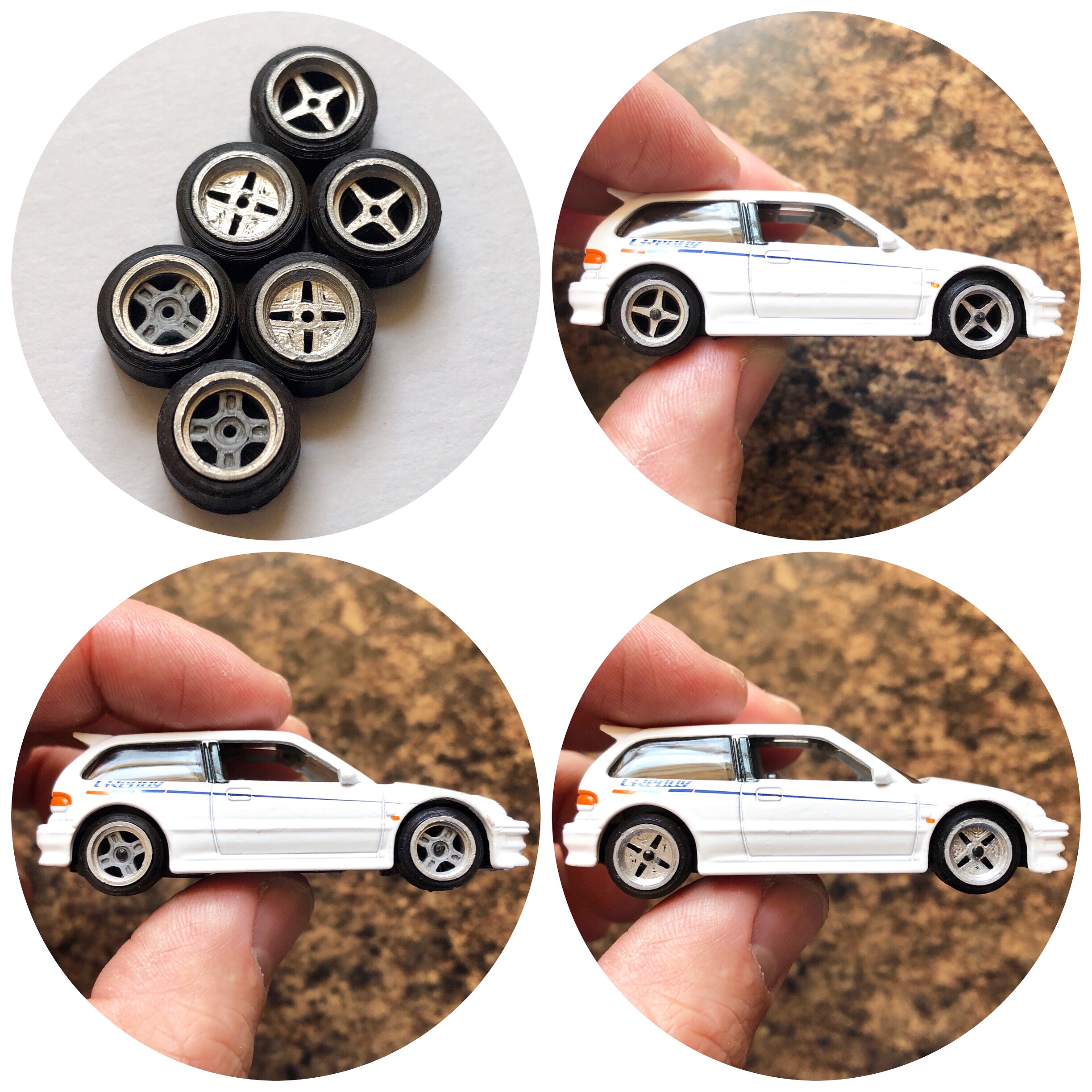 Work Equip Inspired 1:64 Hotwheels Diecast Wheels