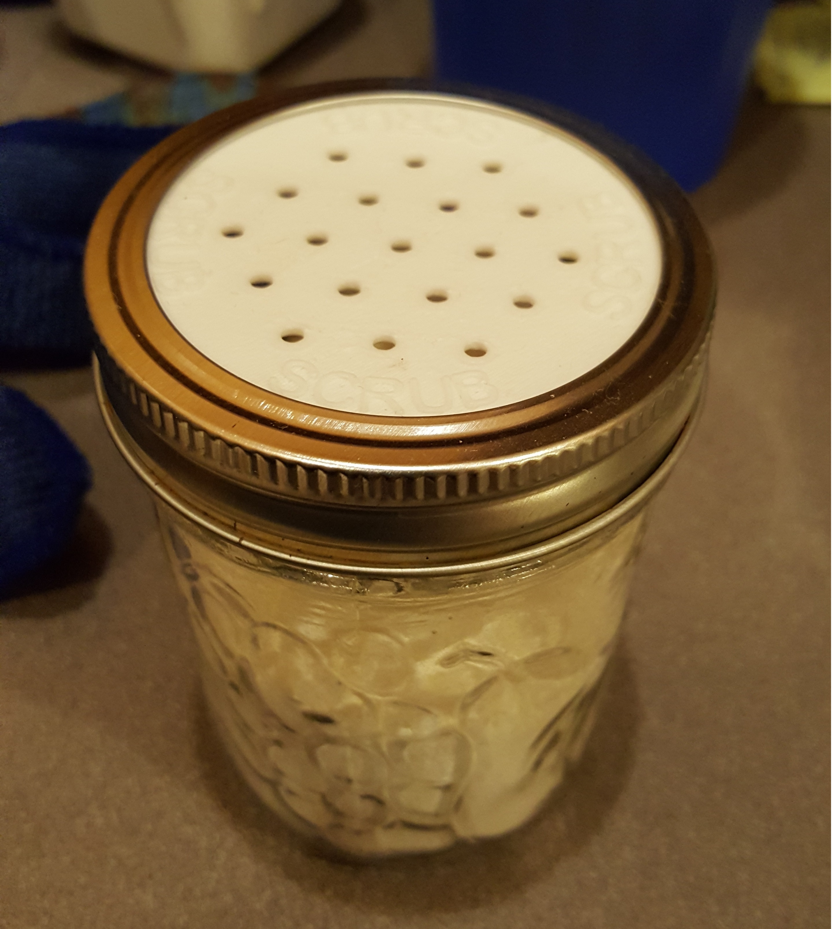 Shaker Lid Top Canning Jar Regular Mouth