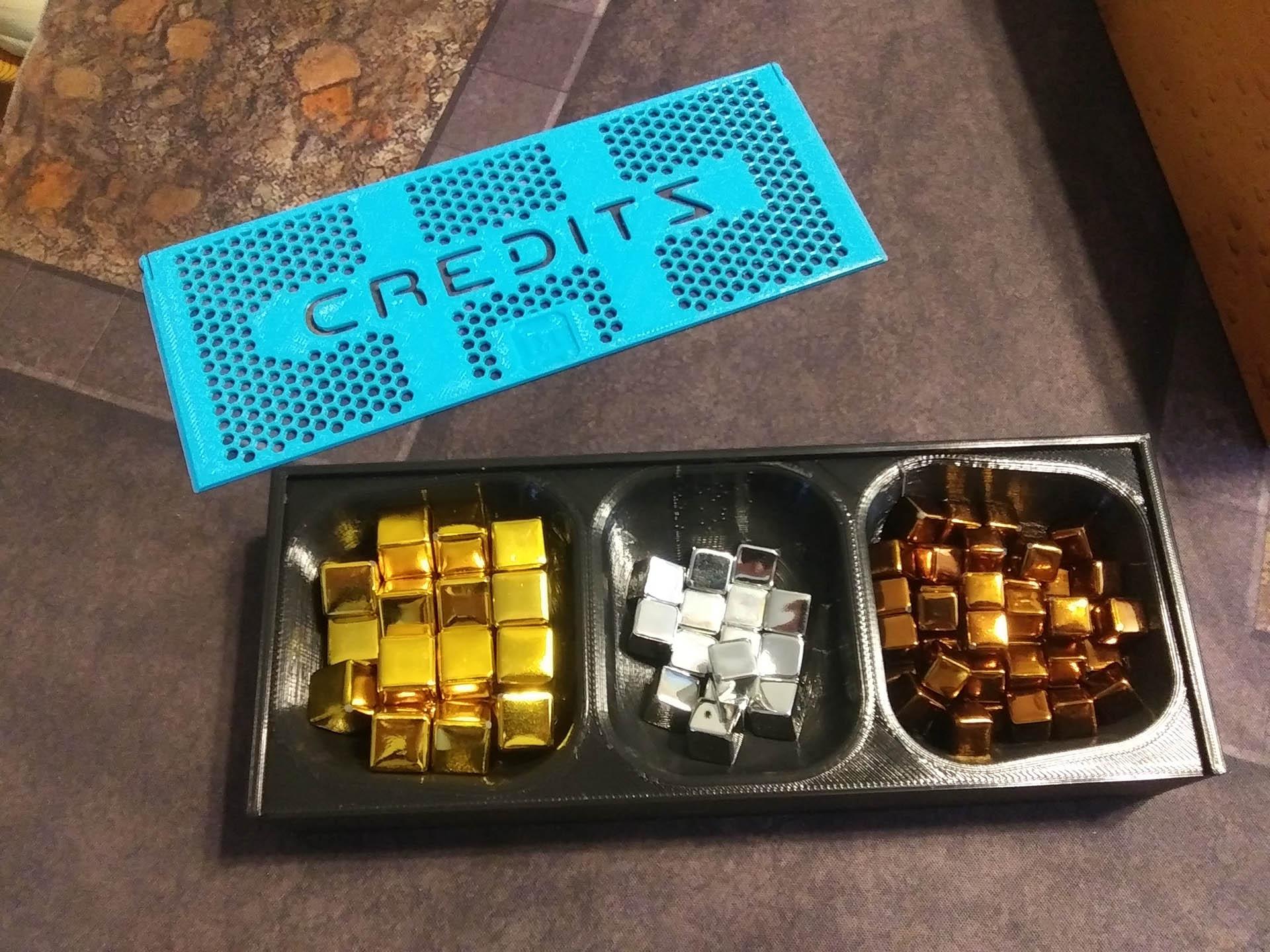 Terraforming Mars credits storage (narrow x2)