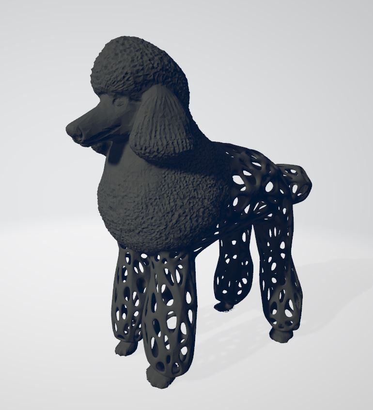 ´HEXE´ Poodle Voronoi