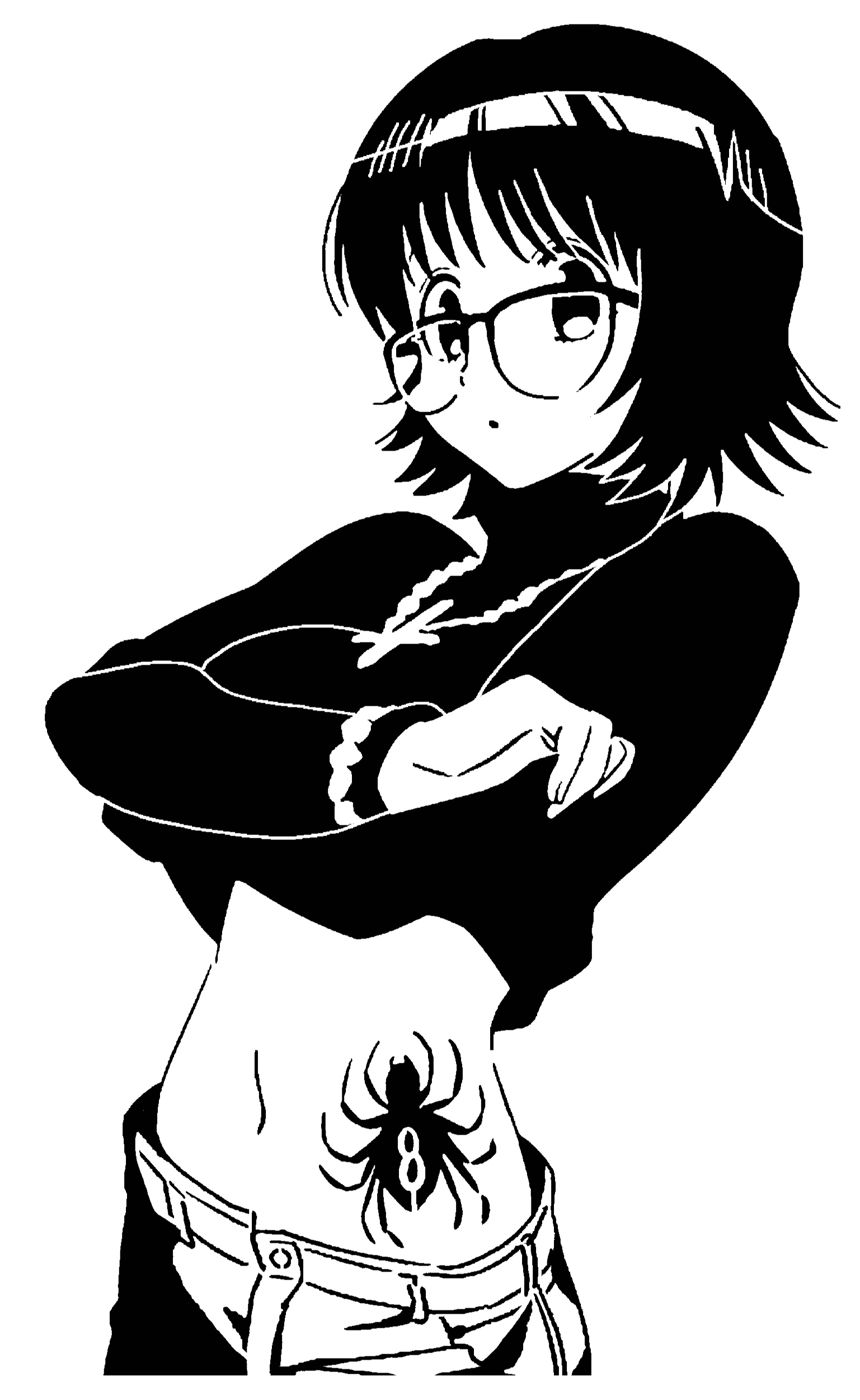 Shizuku Murasaki stencil
