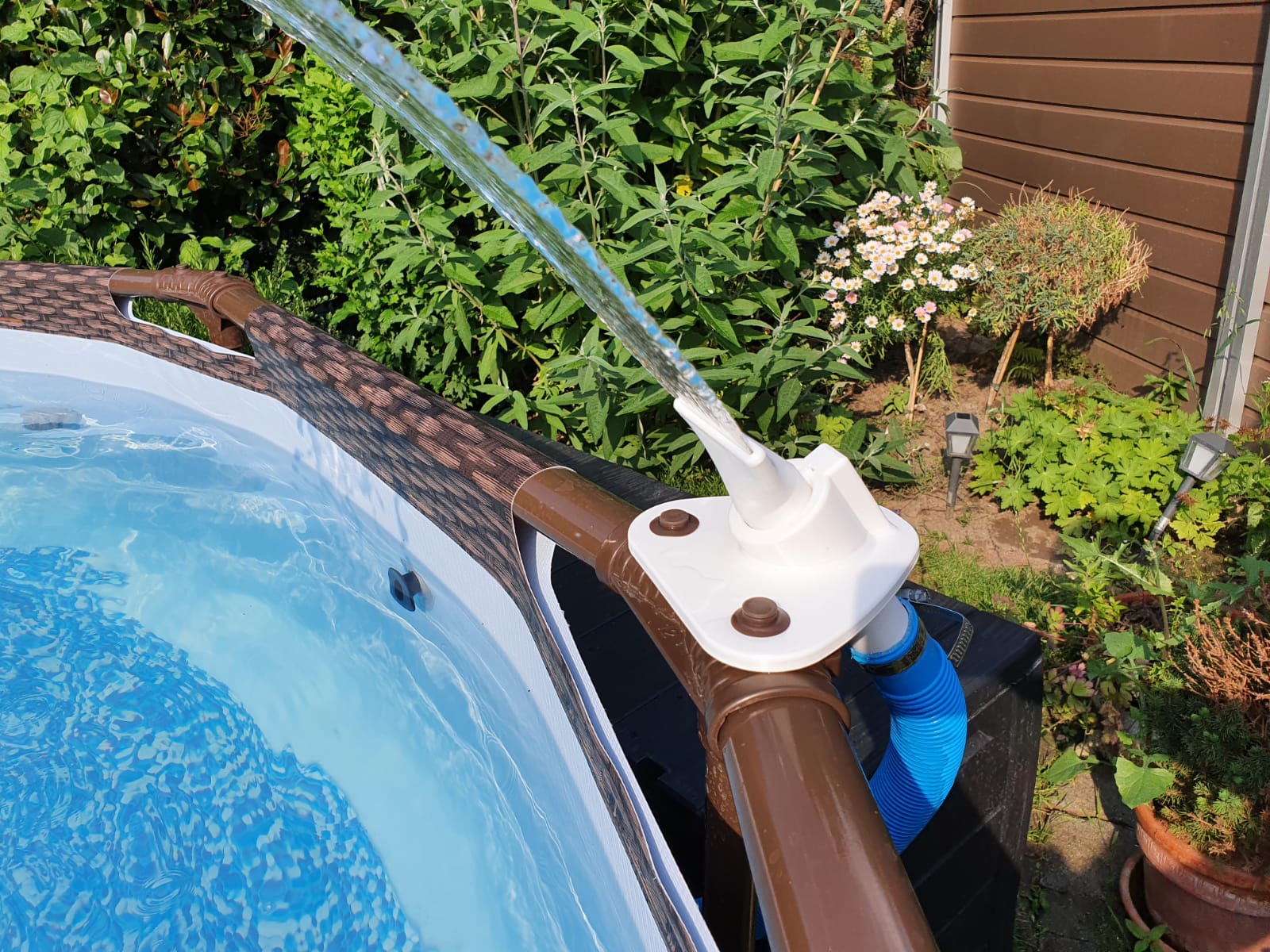 Bestway Steel Pro Max 366 Pool Hose Base/Mount (Parametric/Fusion360)