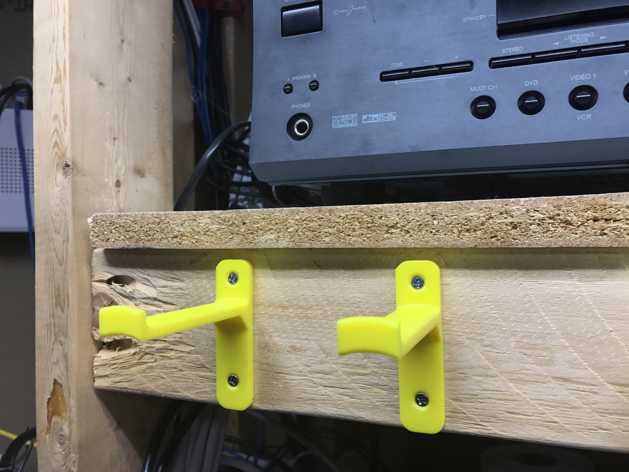 Simple wall mount utility hook