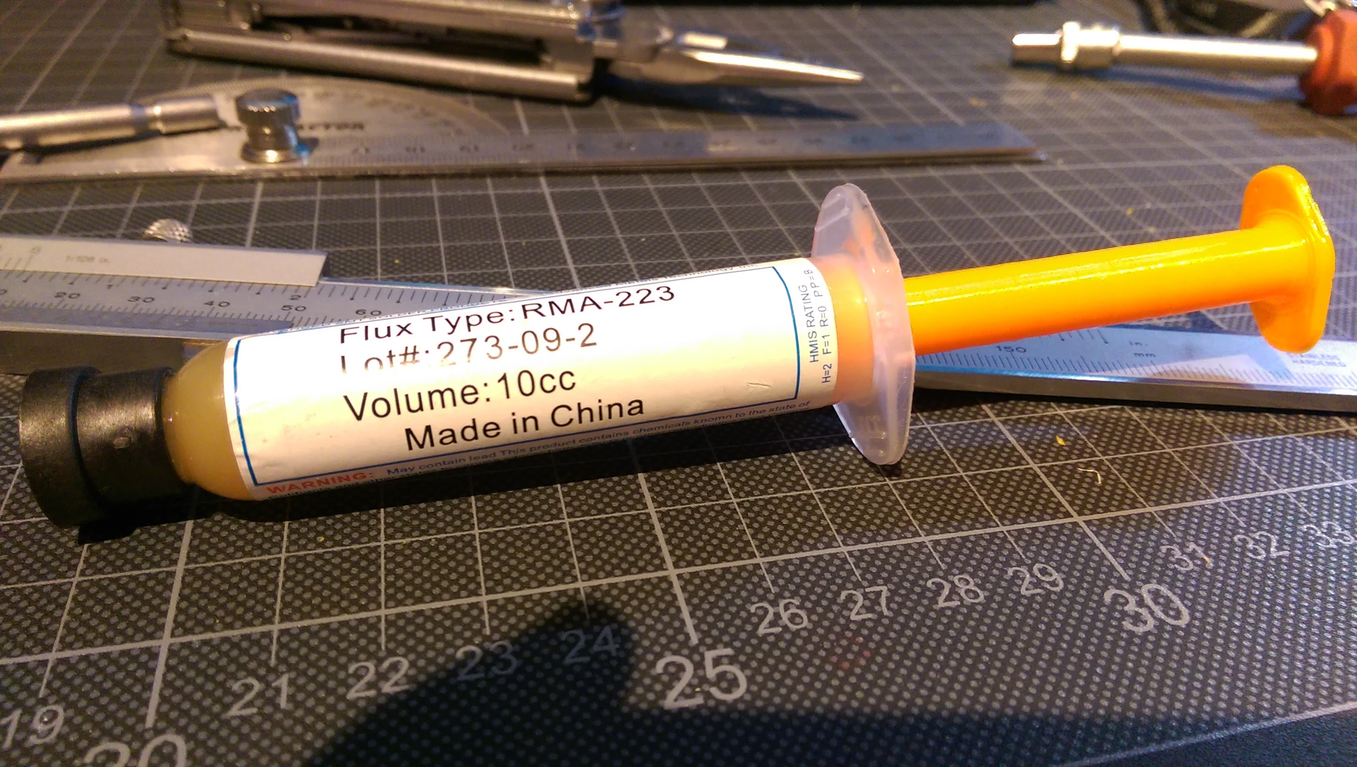 Injection Plunger for Soldering Flux Syringe