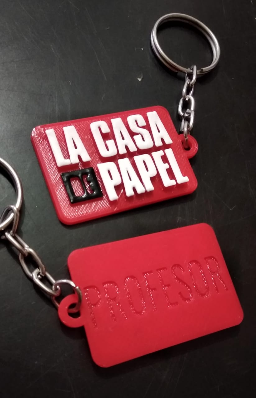 Casa de Papel llavero keychain