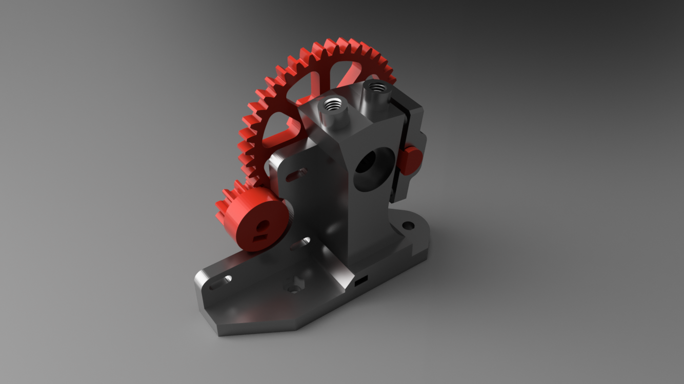 Hybrid Dual Color Single Hot End Extruder