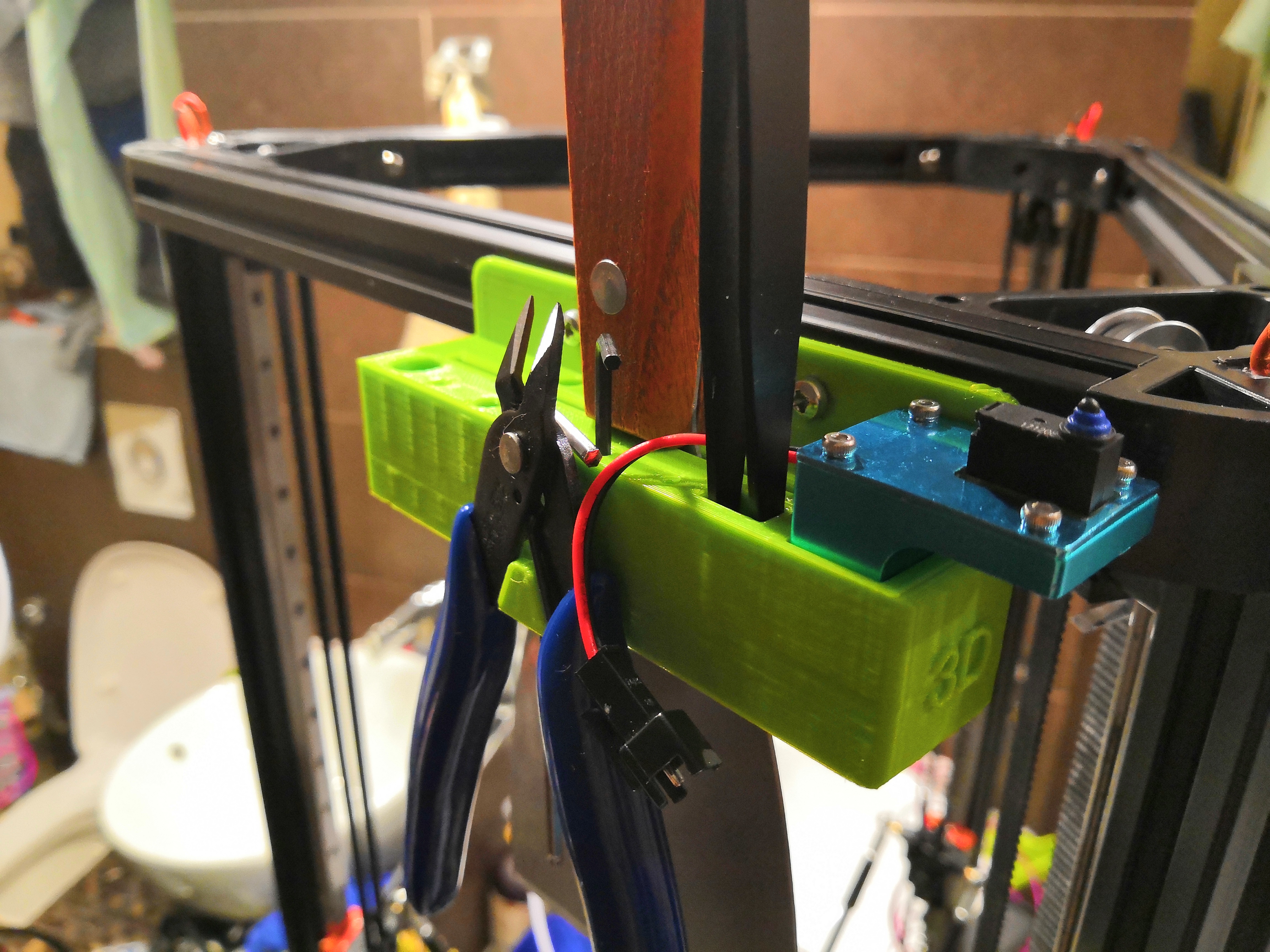 Anycubic Kossel Toolholder with Bed Leveling Sensor Store, top mount