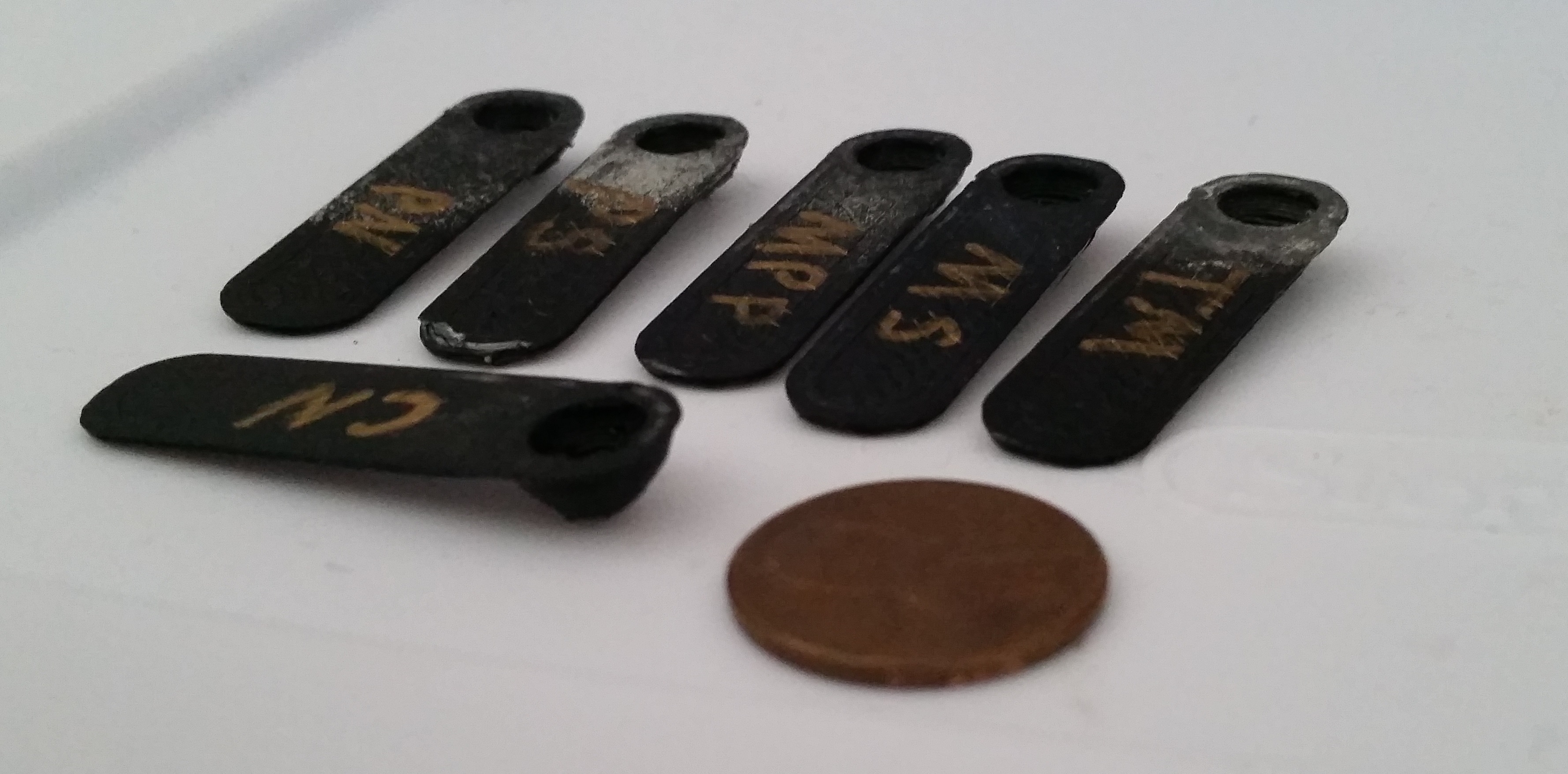 Six Tiny Measuring Spoons