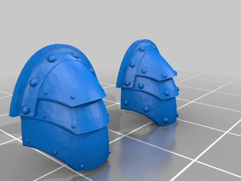 Thunderous Warrior Shoulder Pad