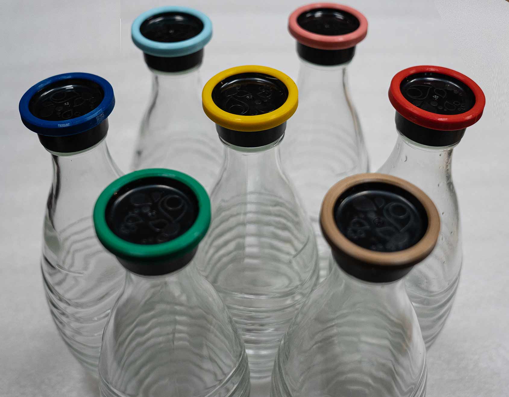 Bottle cap marker for Sodastream glass bottles - Flaschenkappe Markierung für Sodastream Glas-Flaschen