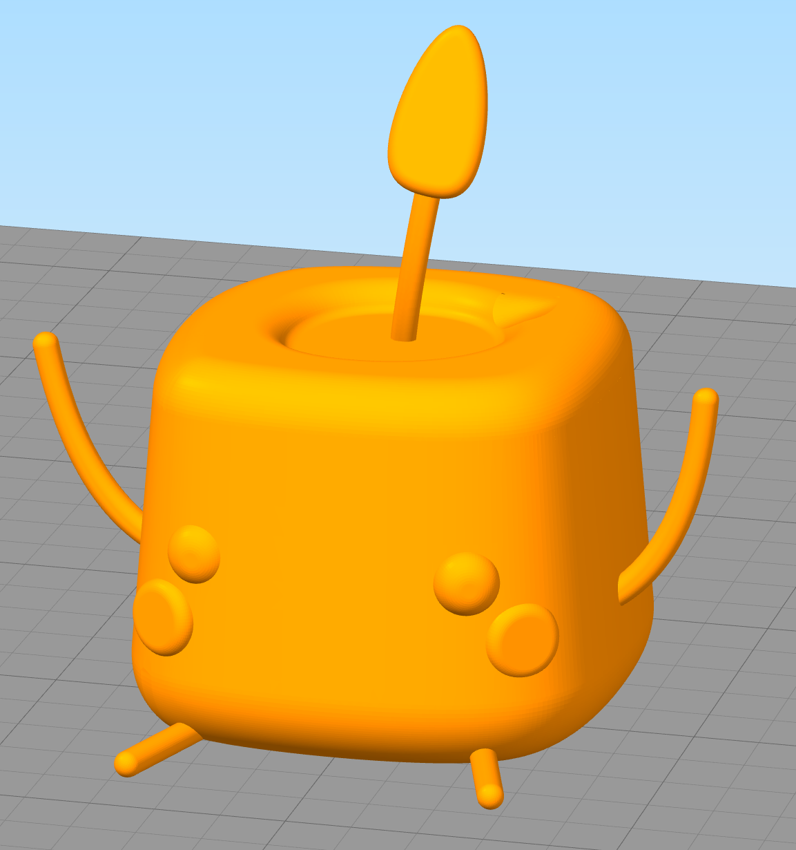 Stardew Valley Junimo - No Keychain-Hole