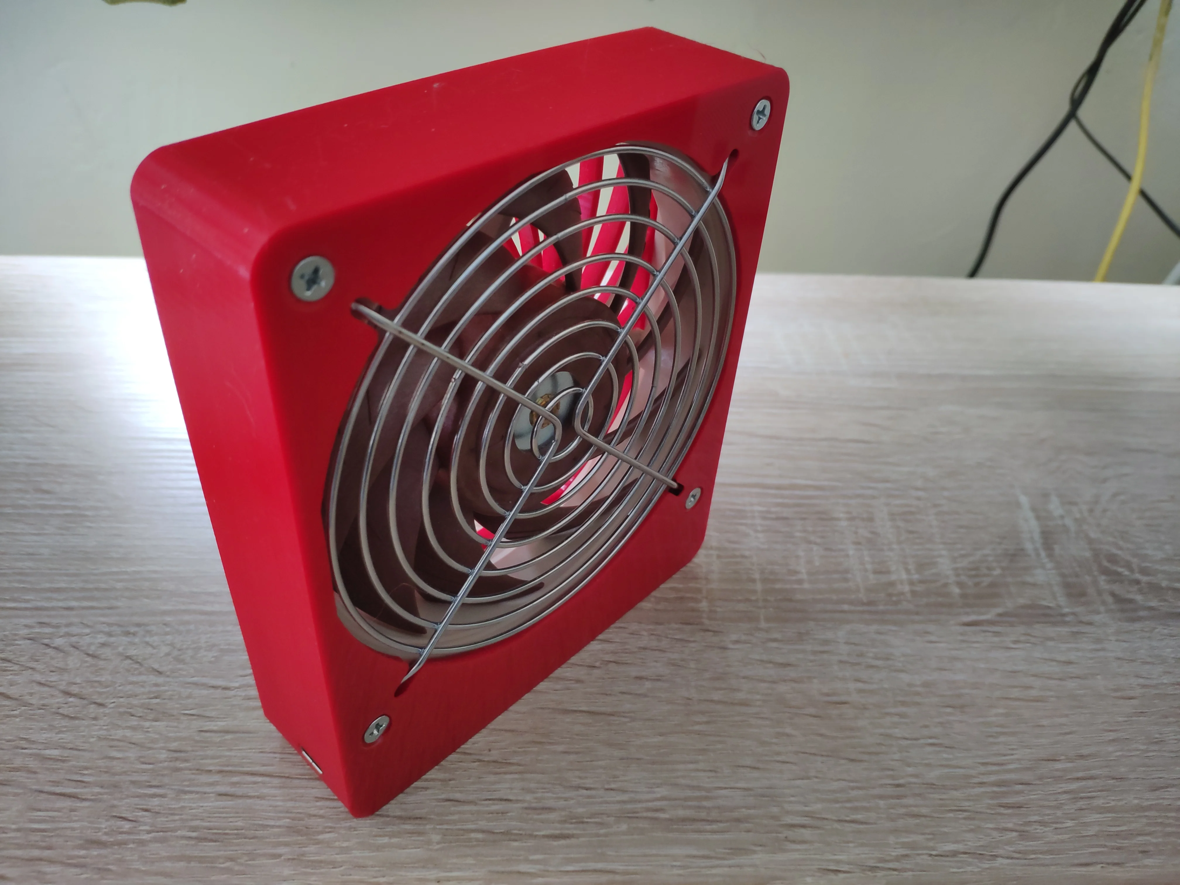 120mm Case Fan Desk Housing