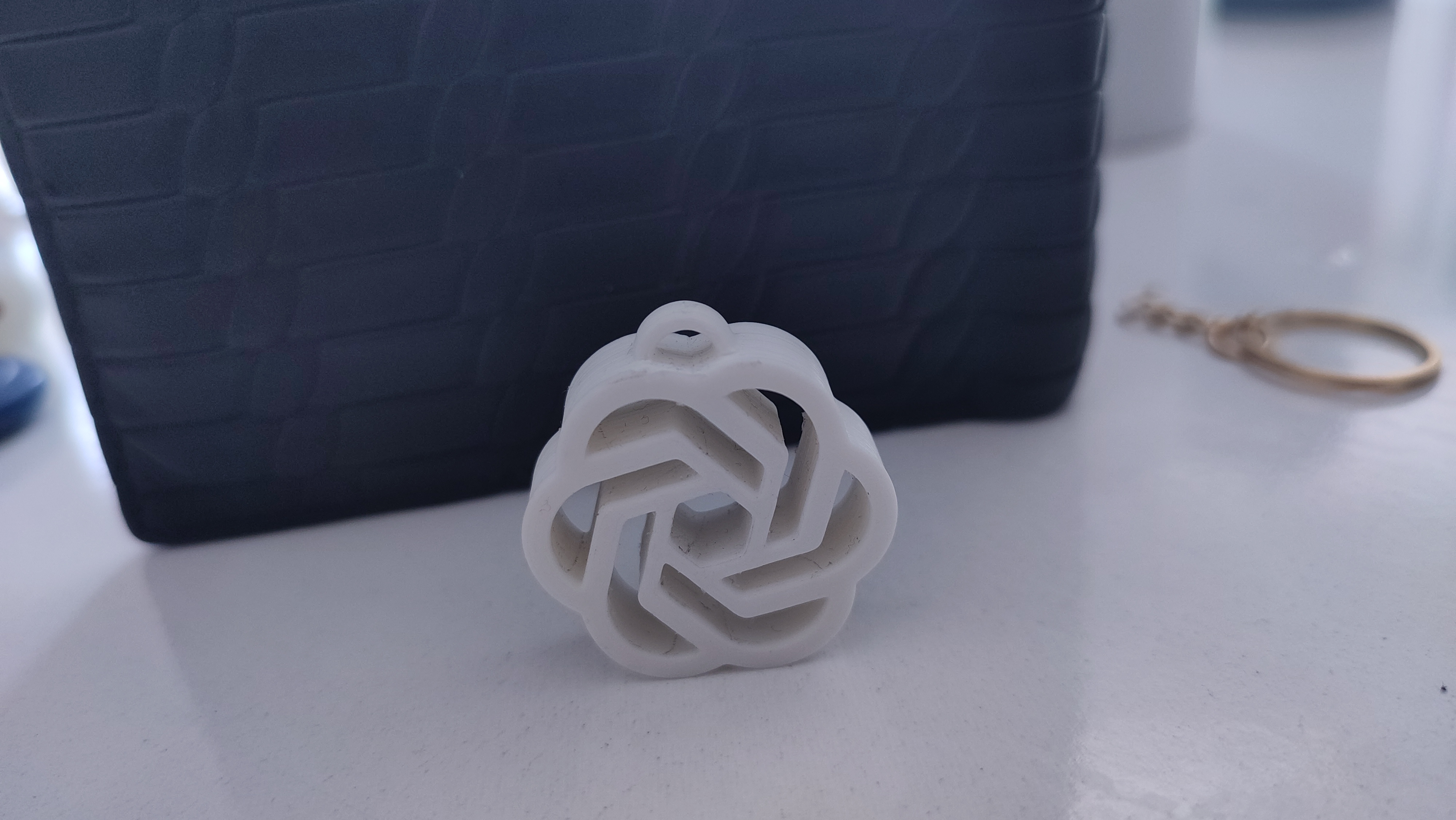 OpenAI Logo Keychain