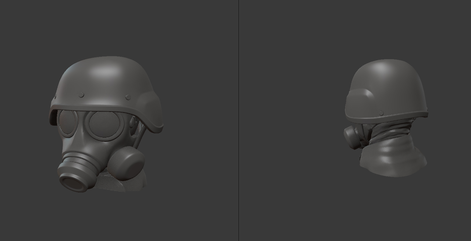 Hunk bust - Resident Evil 2