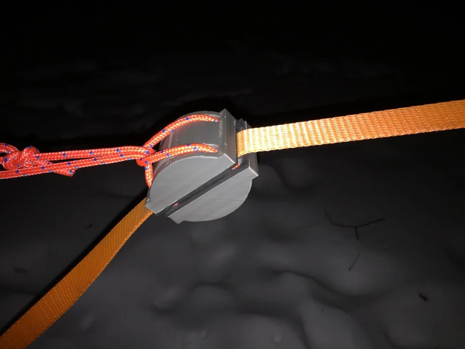 Printgrip for slackline