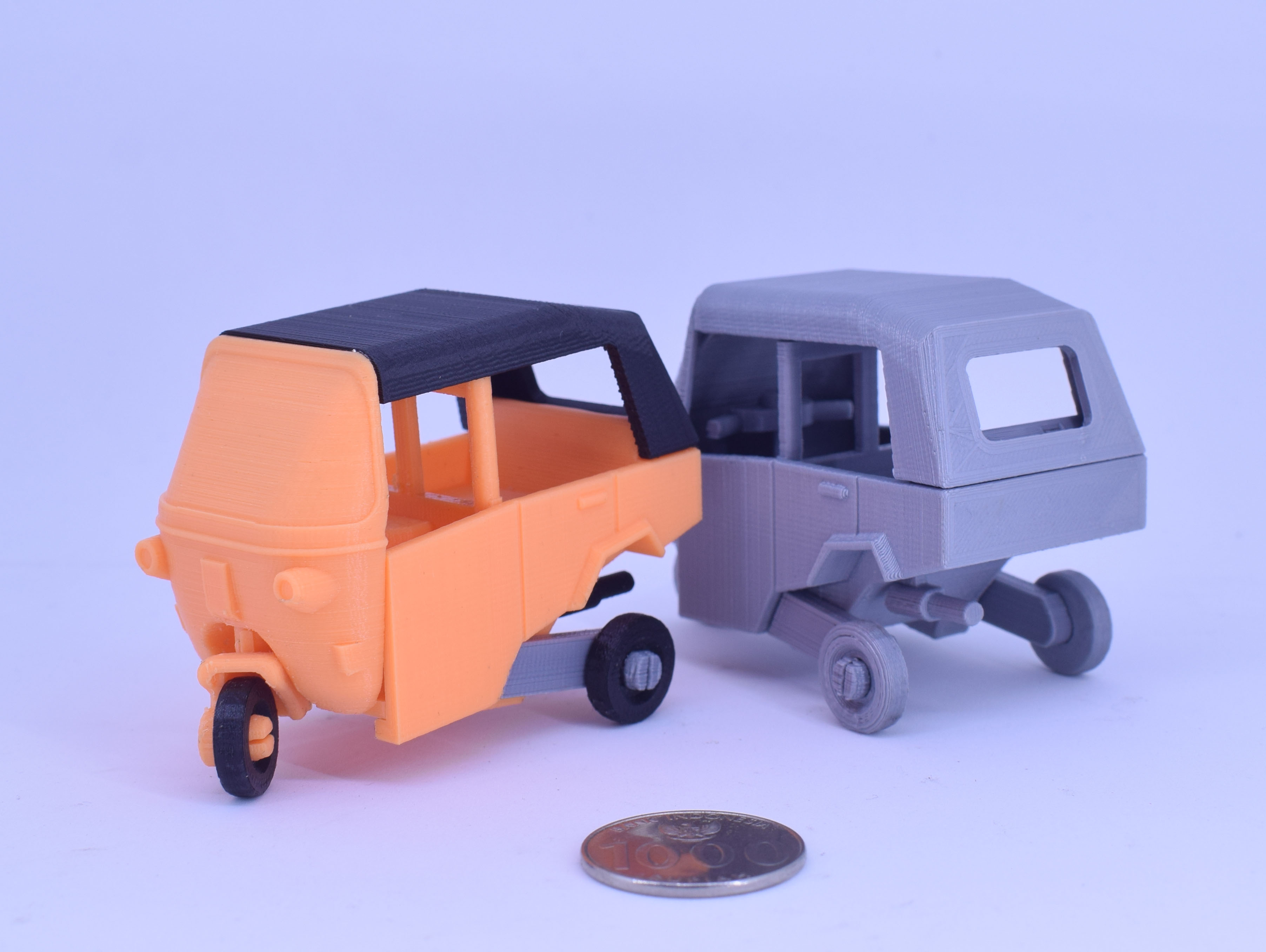 Classic 3 Wheels Car no support