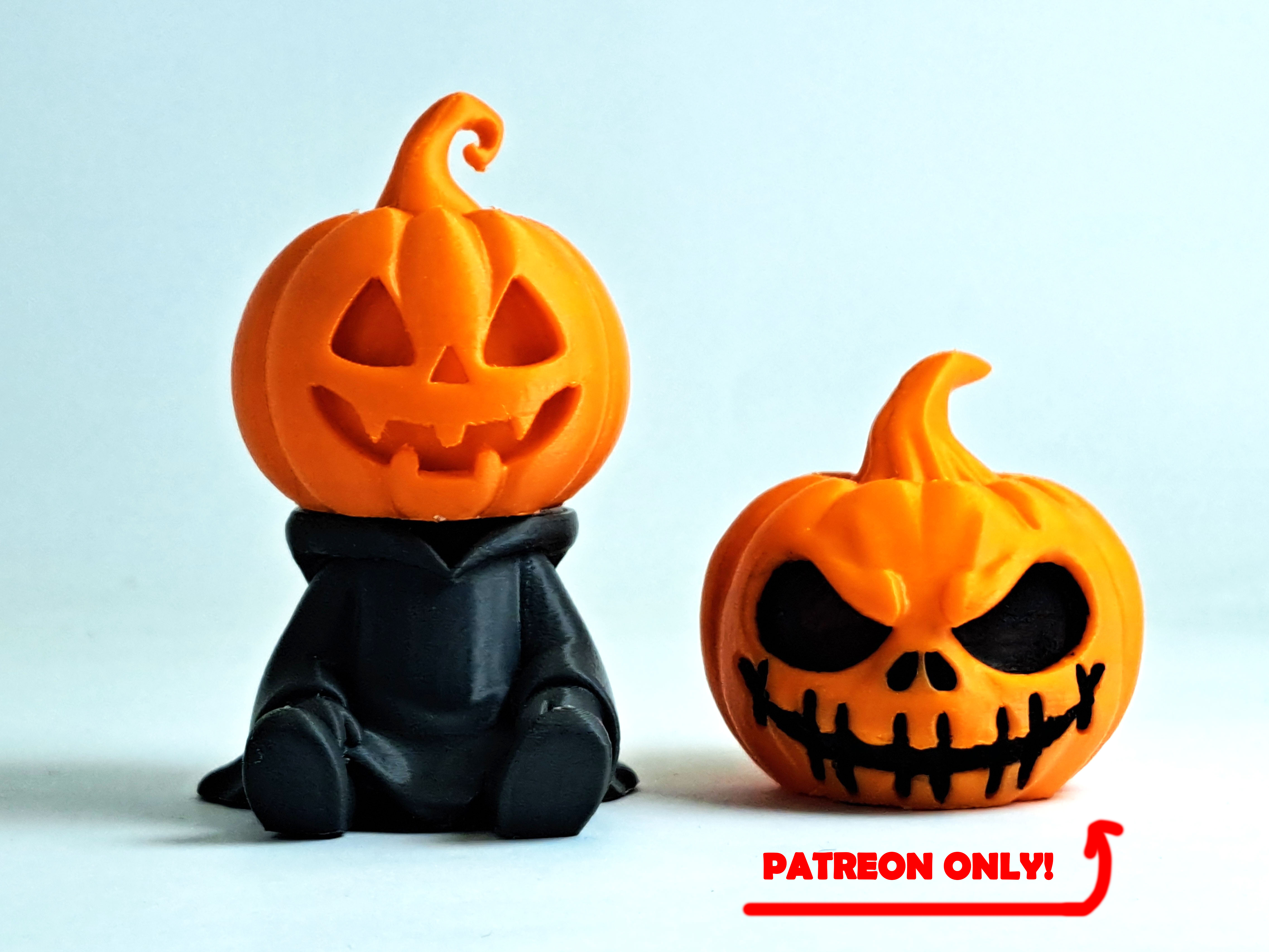 Halloween Witch Pumpkin - Head + Body