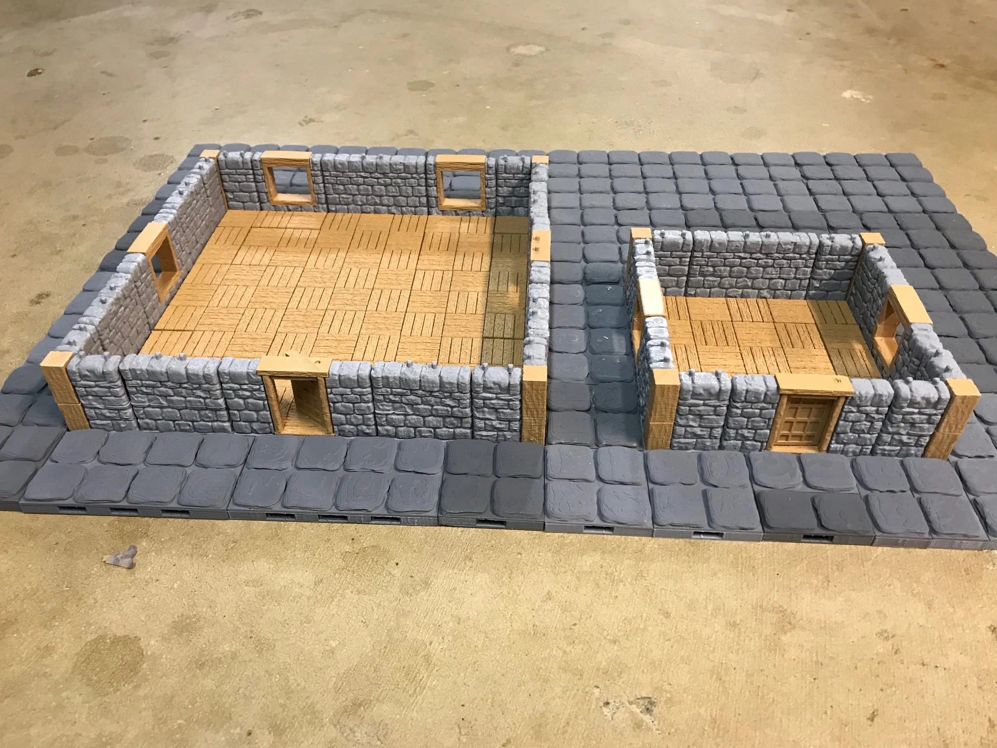 OpenForge Dungeon Stone Offset Exterior Bases