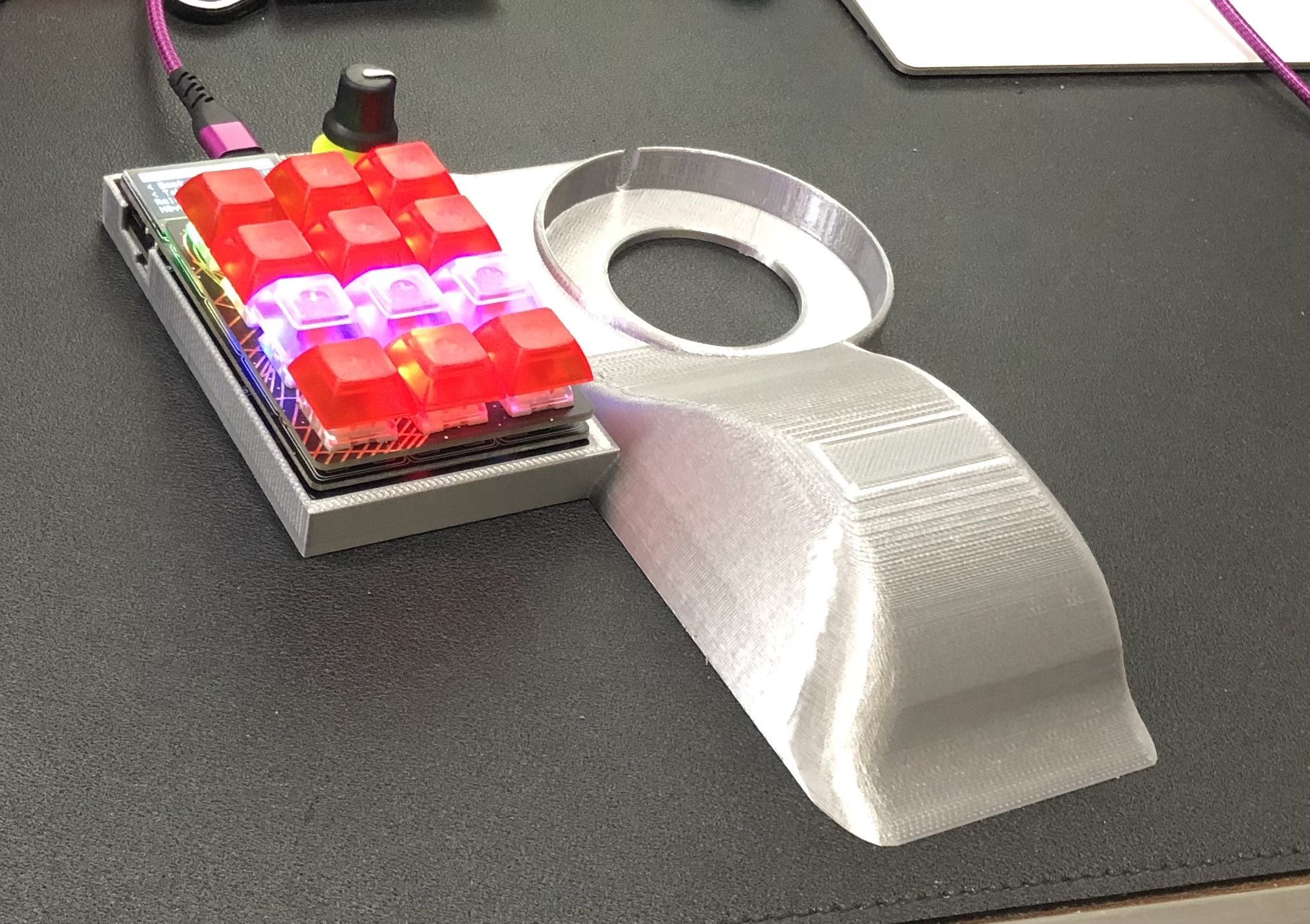 Adafruit Macropad RP2040 CAD 3Dconnexion Extension Space Mouse